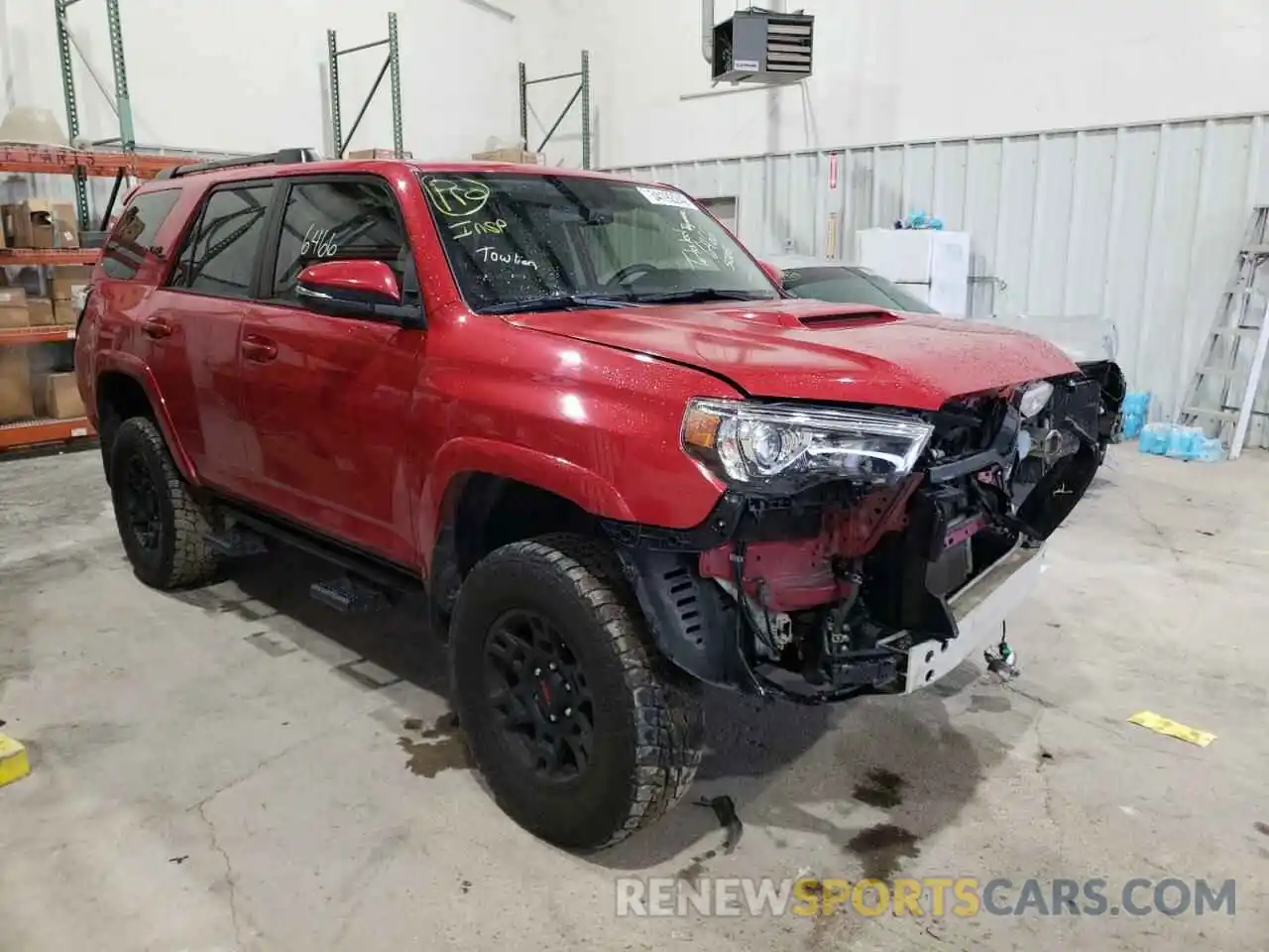 1 Photograph of a damaged car JTEBU5JR8K5711888 TOYOTA 4RUNNER 2019