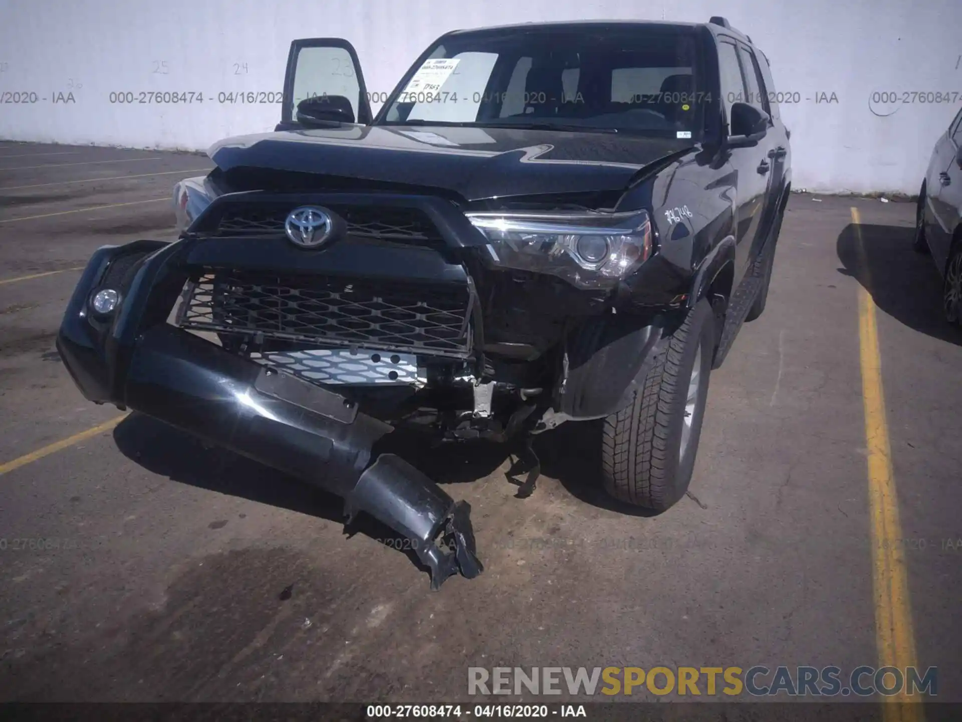 6 Фотография поврежденного автомобиля JTEBU5JR8K5712426 TOYOTA 4RUNNER 2019