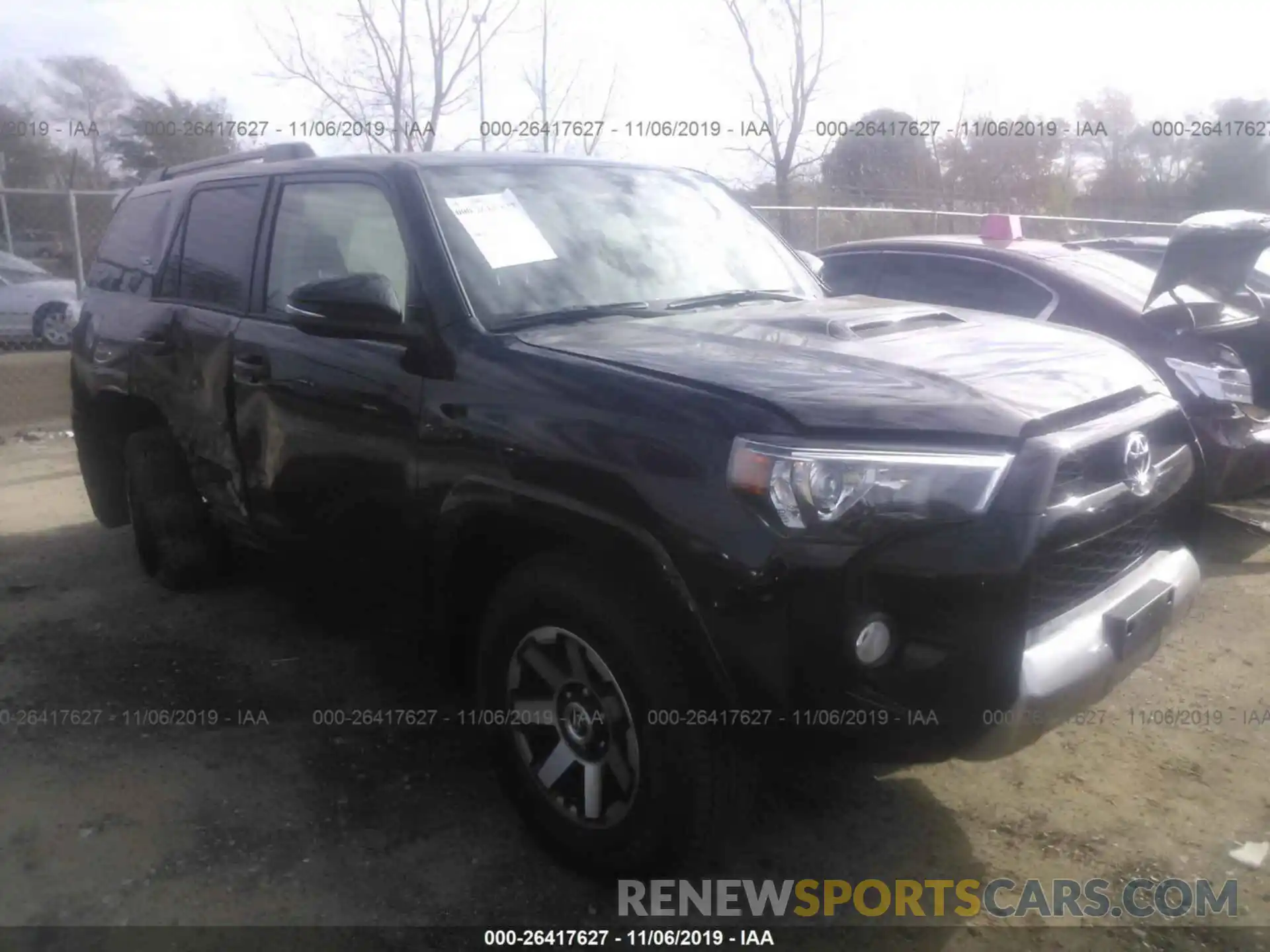 1 Photograph of a damaged car JTEBU5JR8K5713866 TOYOTA 4RUNNER 2019