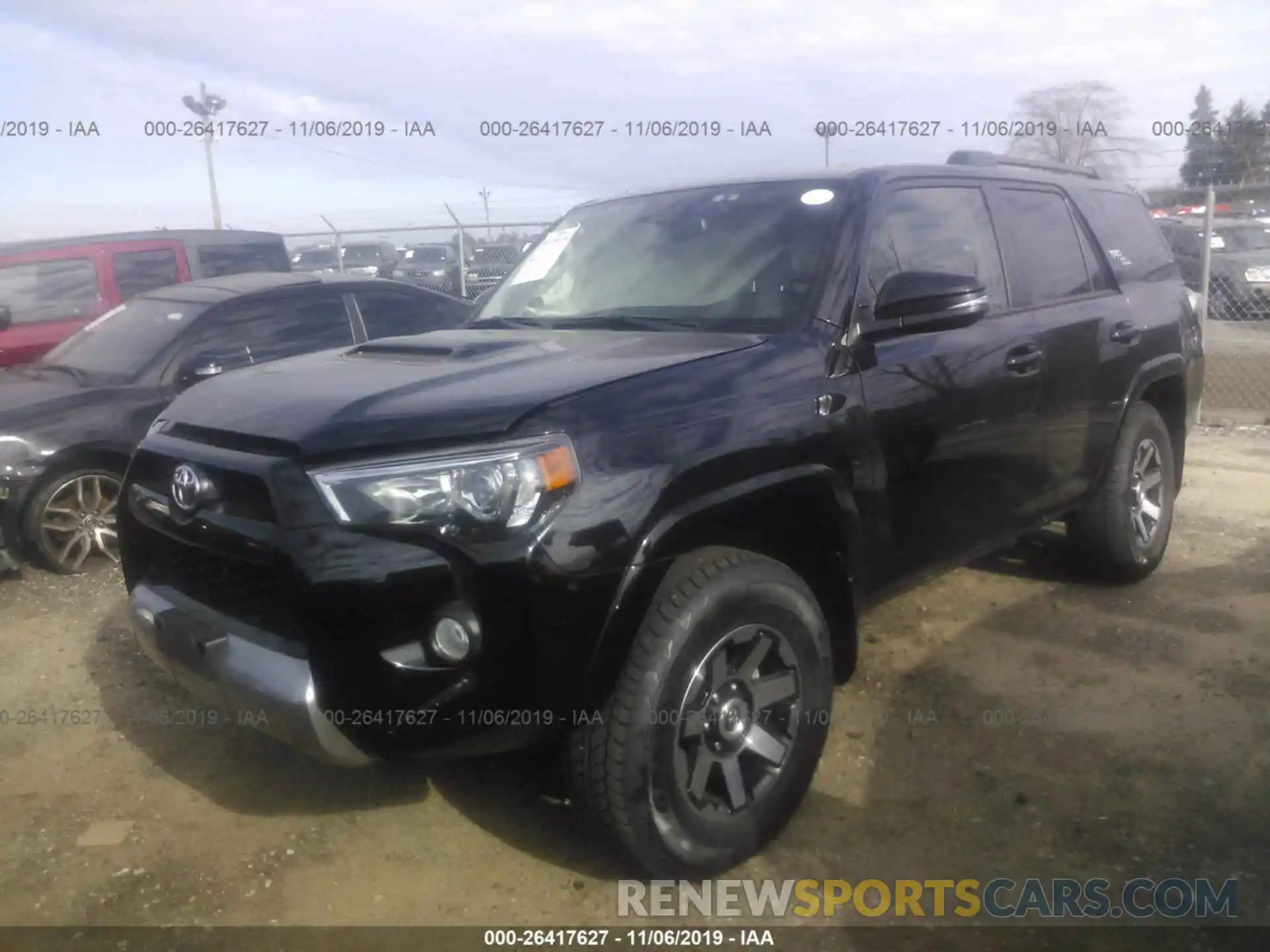 2 Фотография поврежденного автомобиля JTEBU5JR8K5713866 TOYOTA 4RUNNER 2019