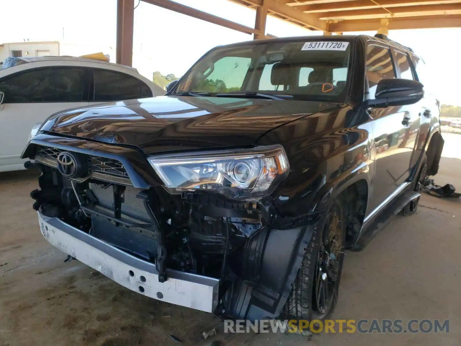 2 Photograph of a damaged car JTEBU5JR8K5723569 TOYOTA 4RUNNER 2019