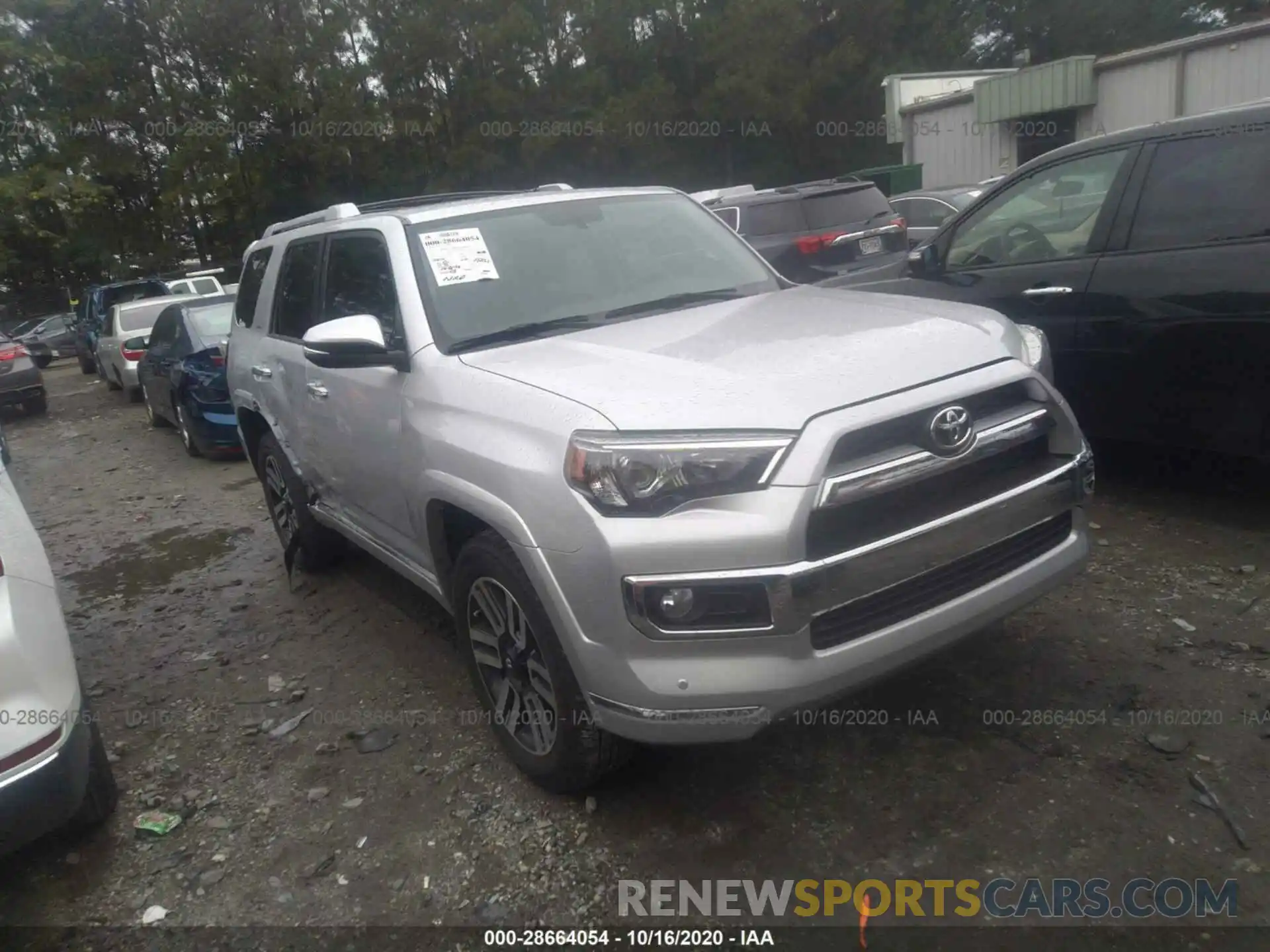 1 Photograph of a damaged car JTEBU5JR8K5723667 TOYOTA 4RUNNER 2019