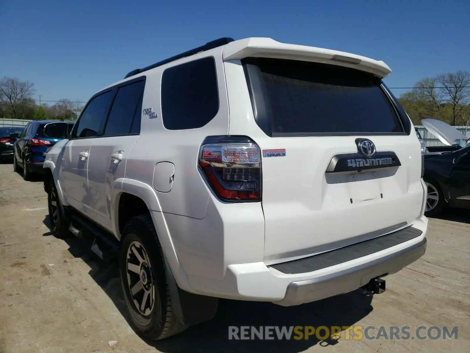 3 Photograph of a damaged car JTEBU5JR8K5723698 TOYOTA 4RUNNER 2019