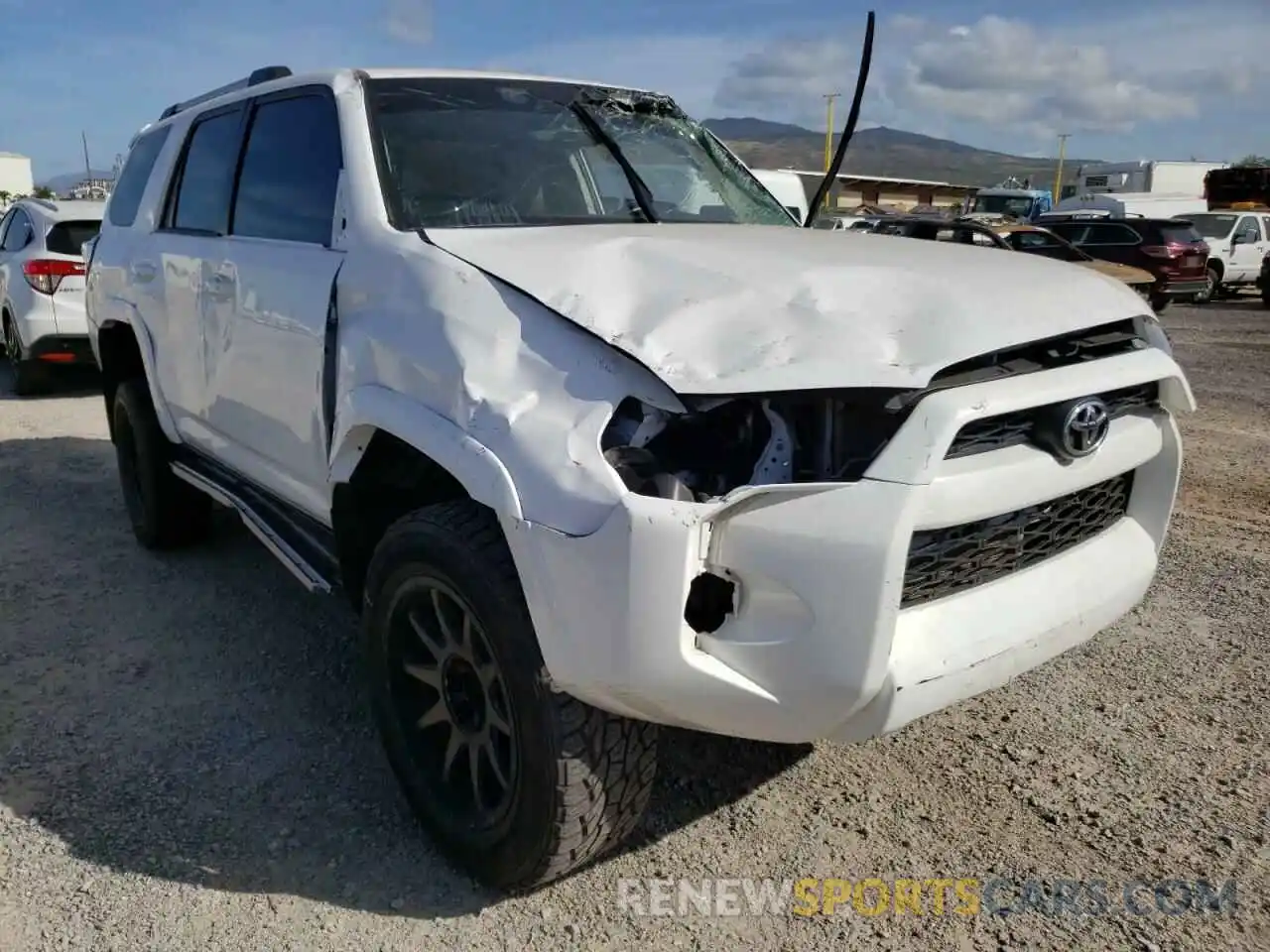 1 Photograph of a damaged car JTEBU5JR8K5724379 TOYOTA 4RUNNER 2019