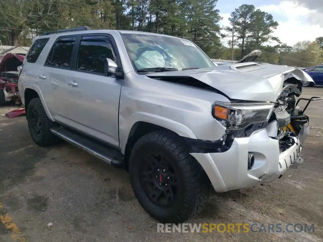 1 Photograph of a damaged car JTEBU5JR8K5728674 TOYOTA 4RUNNER 2019