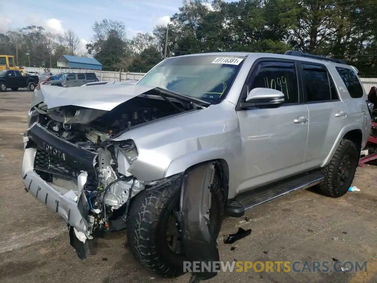 2 Photograph of a damaged car JTEBU5JR8K5728674 TOYOTA 4RUNNER 2019