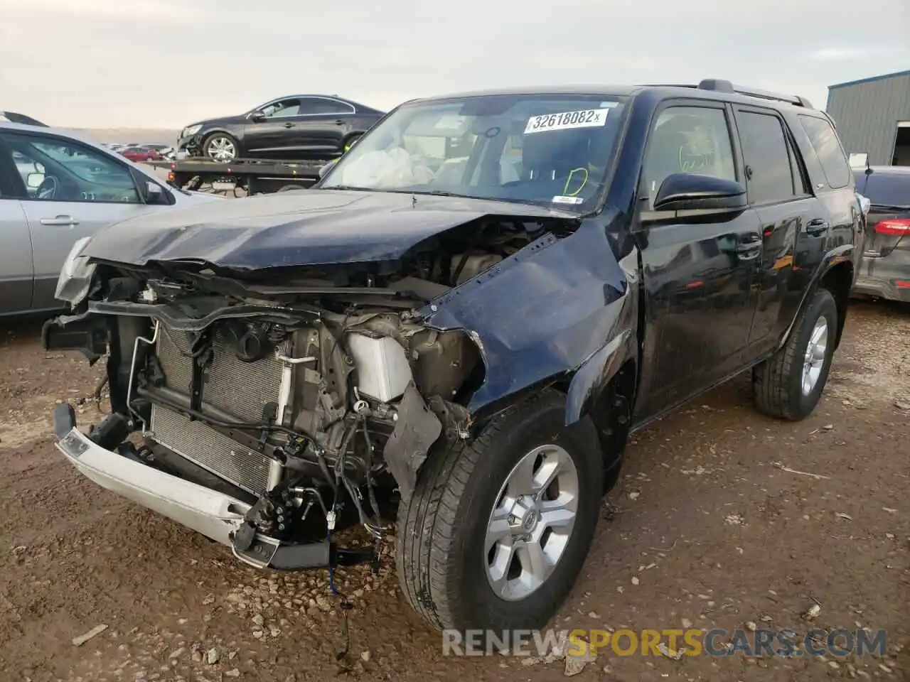 2 Photograph of a damaged car JTEBU5JR8K5730487 TOYOTA 4RUNNER 2019