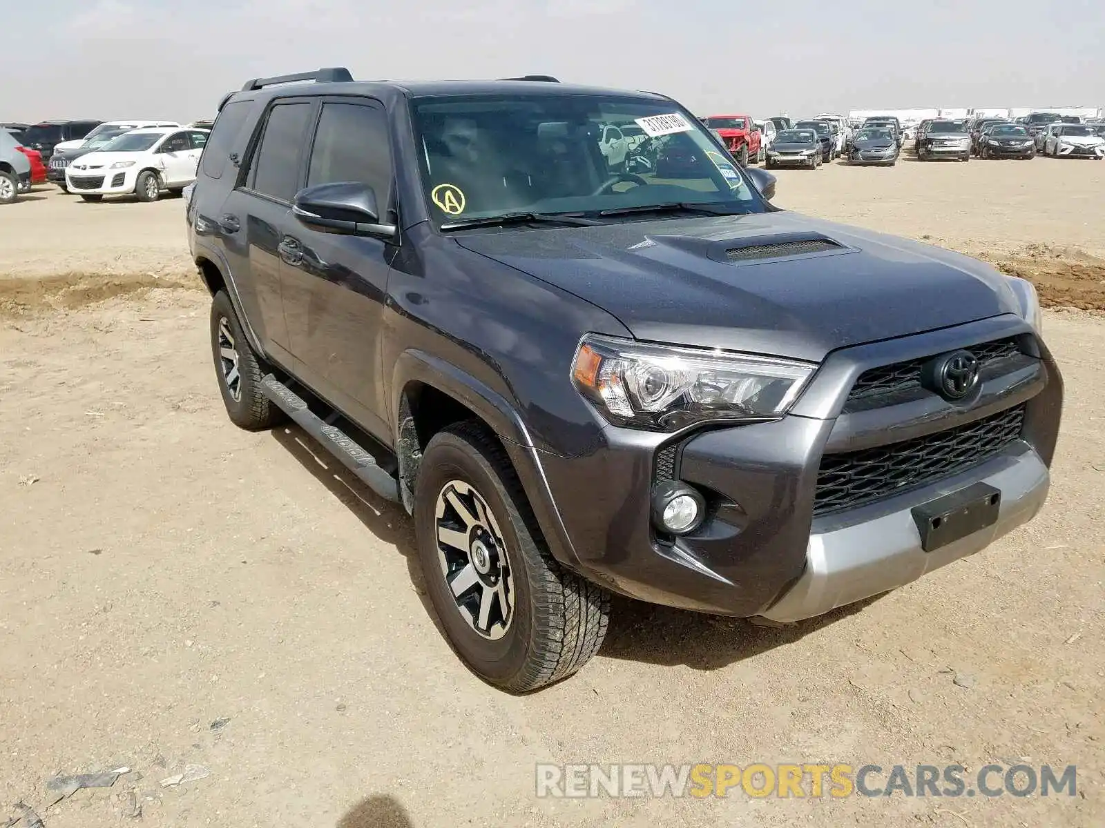 1 Photograph of a damaged car JTEBU5JR8K5733468 TOYOTA 4RUNNER 2019