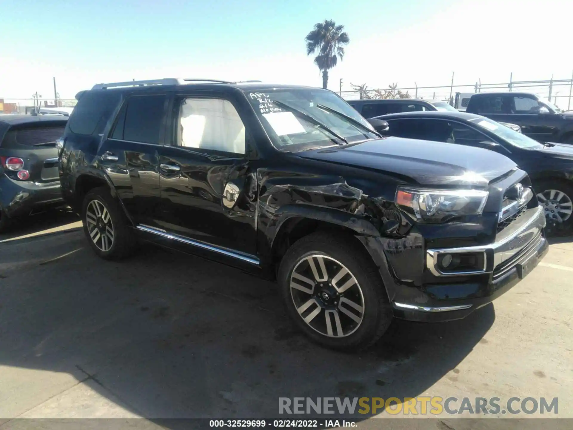 1 Photograph of a damaged car JTEBU5JR8K5736872 TOYOTA 4RUNNER 2019