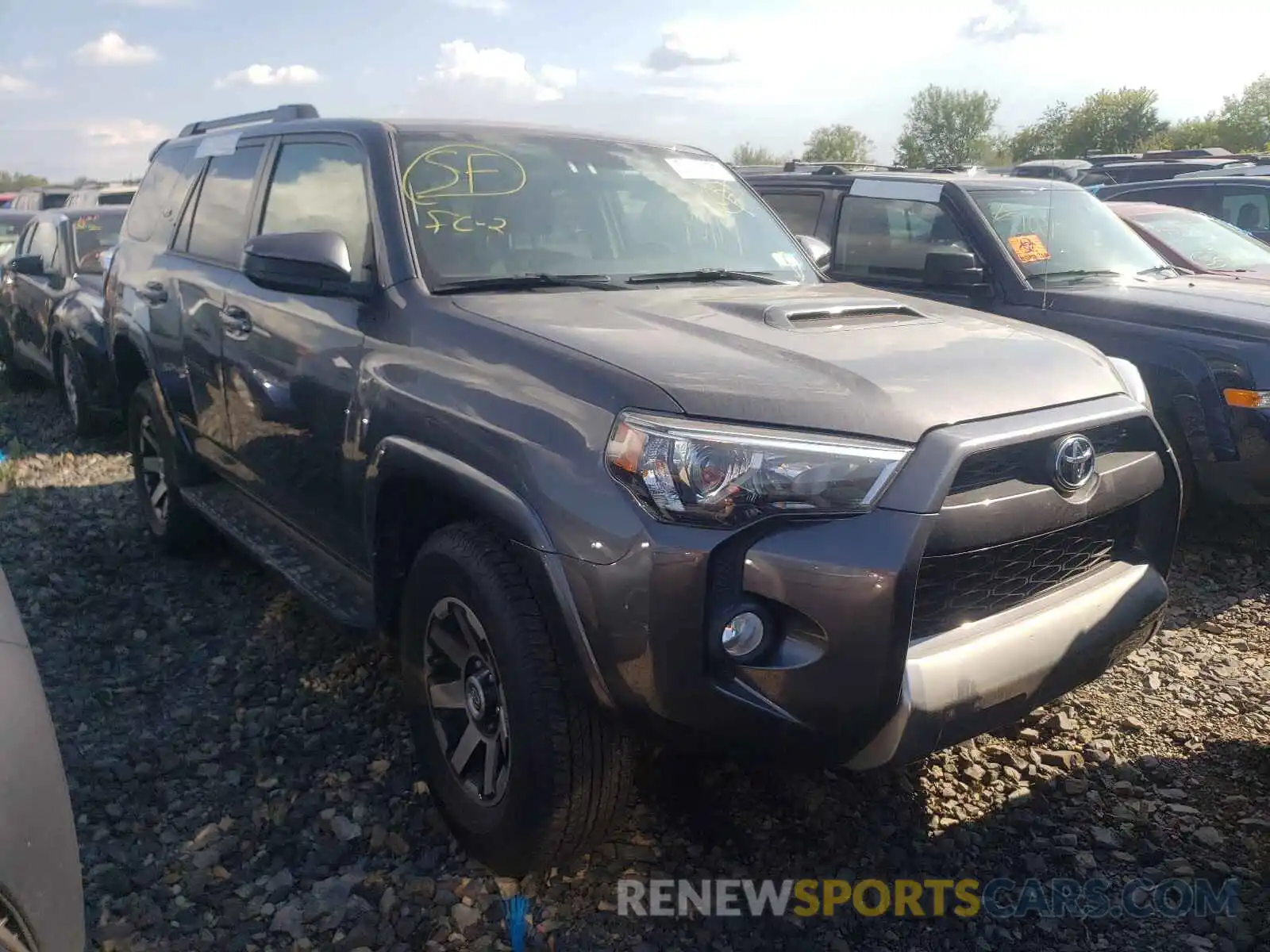 1 Photograph of a damaged car JTEBU5JR8K5737245 TOYOTA 4RUNNER 2019