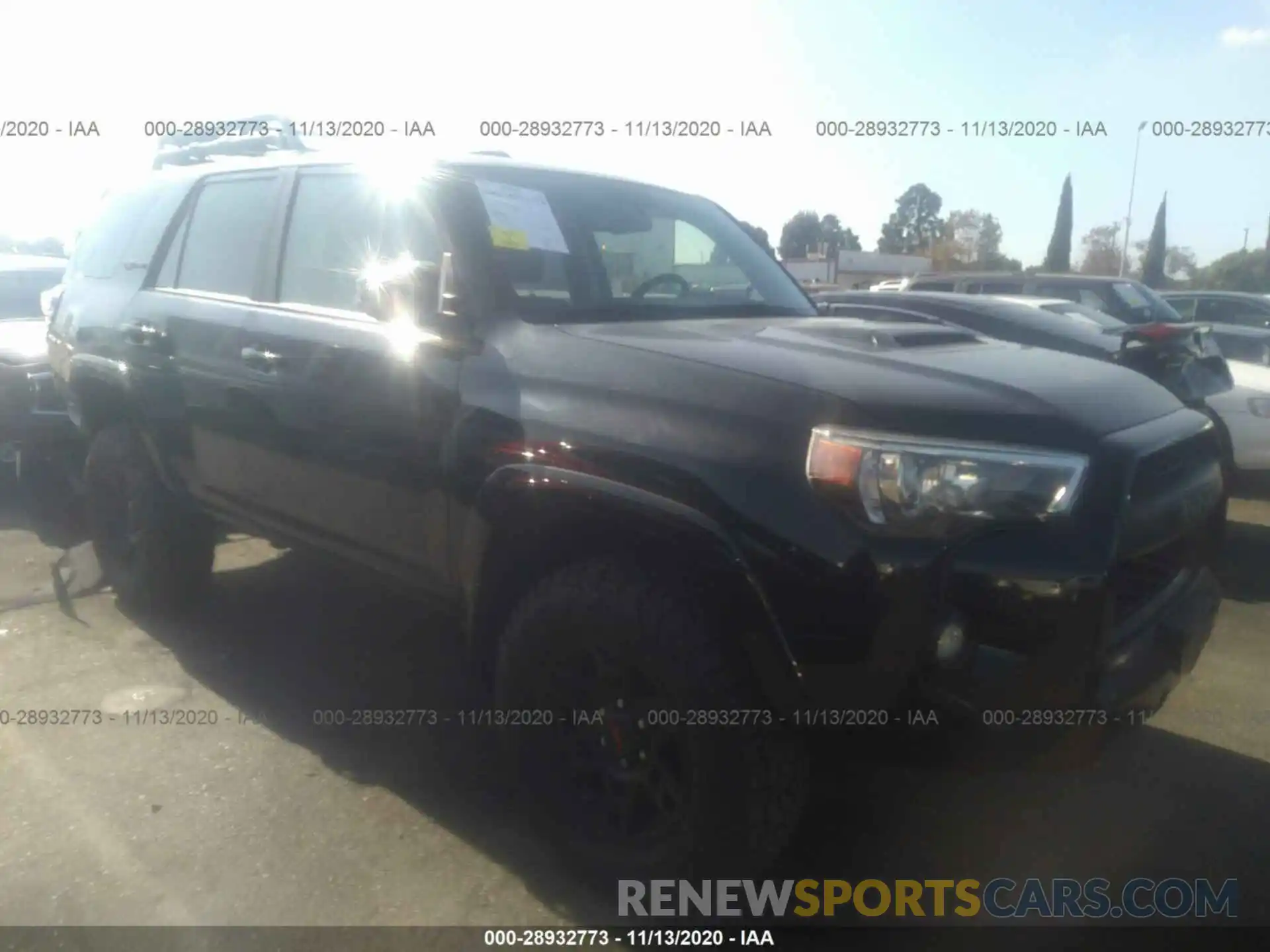 1 Photograph of a damaged car JTEBU5JR9K5612643 TOYOTA 4RUNNER 2019