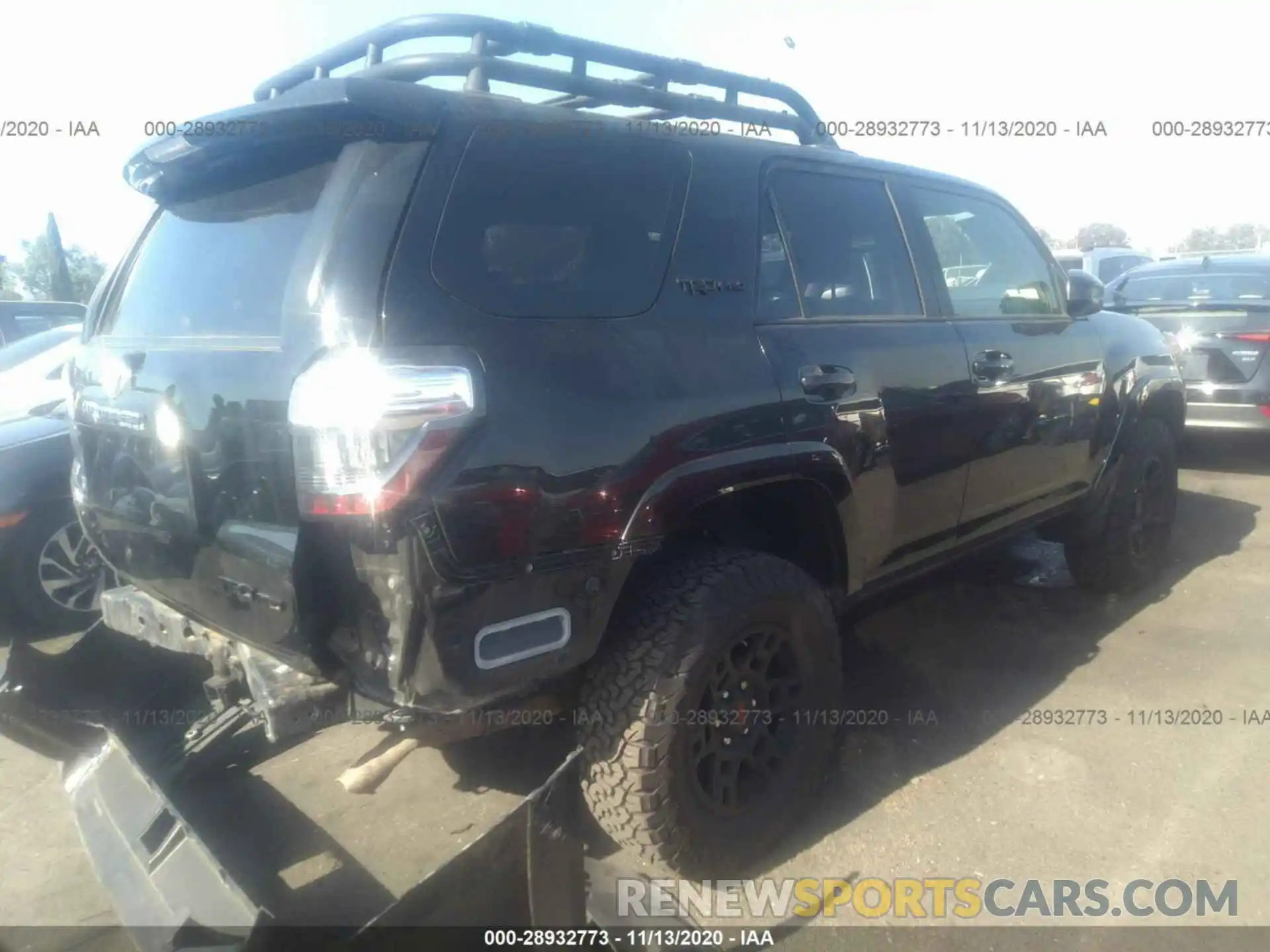 4 Photograph of a damaged car JTEBU5JR9K5612643 TOYOTA 4RUNNER 2019