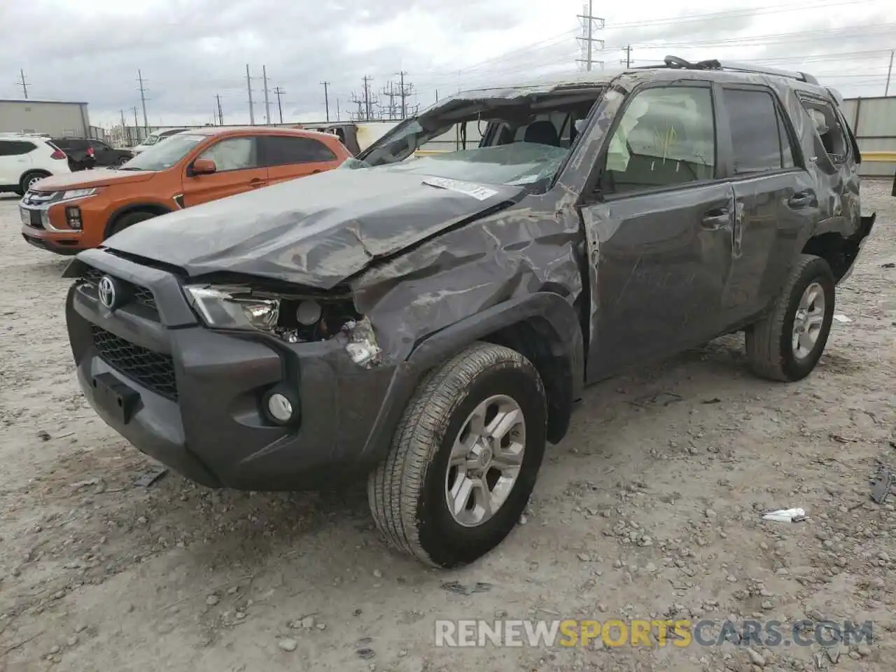 2 Photograph of a damaged car JTEBU5JR9K5613324 TOYOTA 4RUNNER 2019