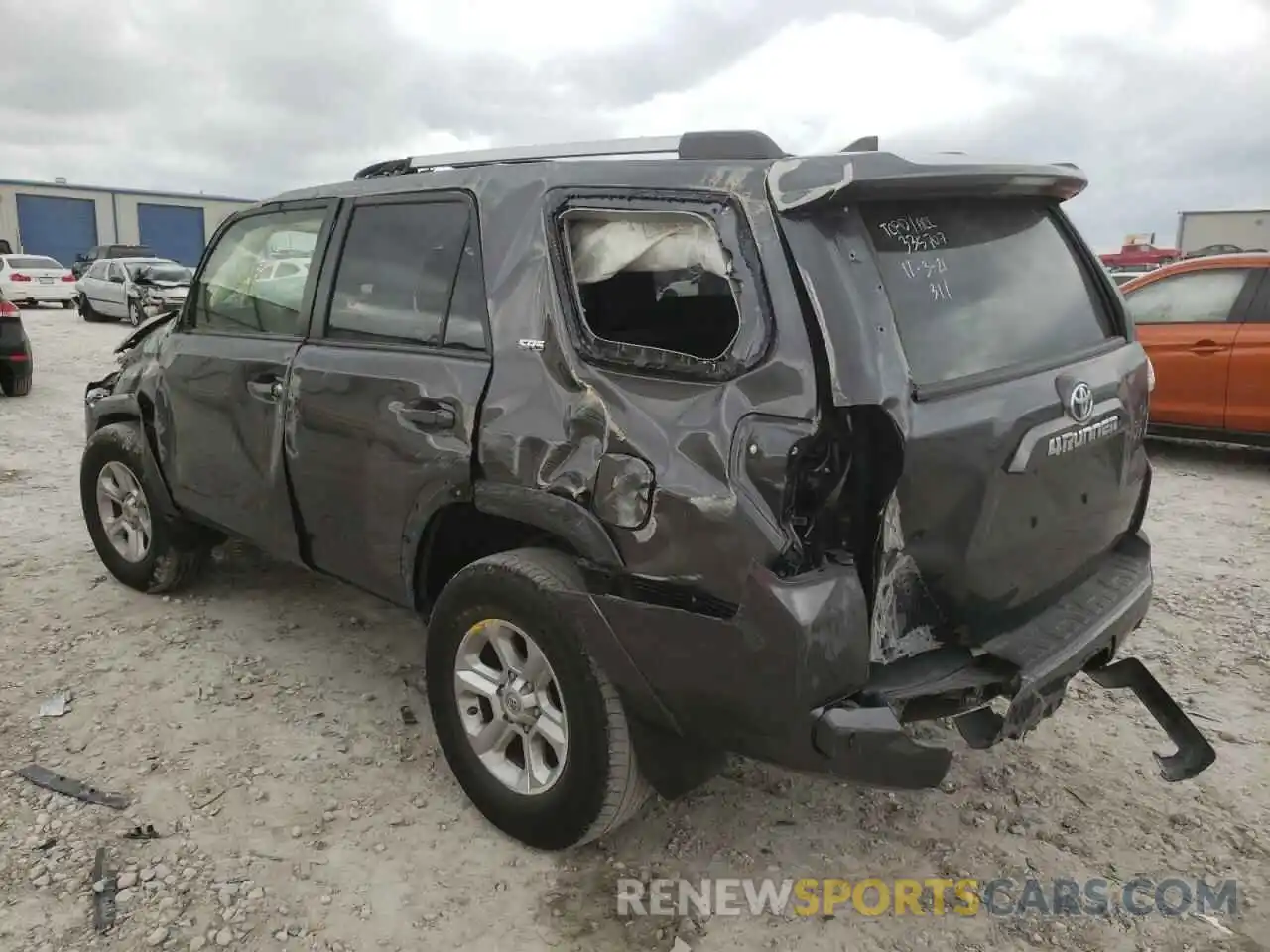 3 Photograph of a damaged car JTEBU5JR9K5613324 TOYOTA 4RUNNER 2019