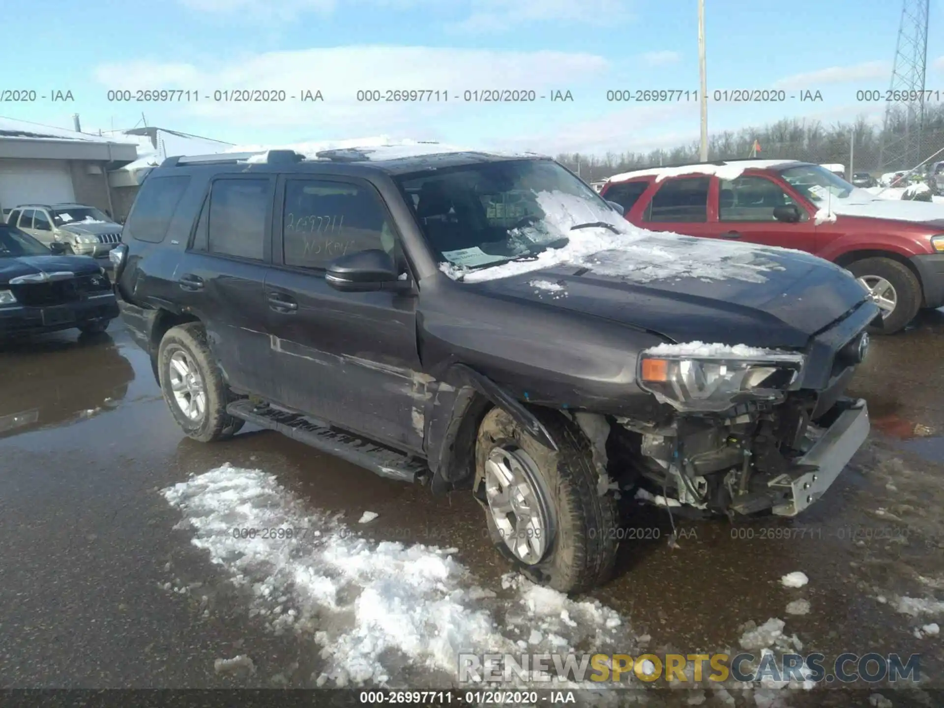 1 Фотография поврежденного автомобиля JTEBU5JR9K5613517 TOYOTA 4RUNNER 2019