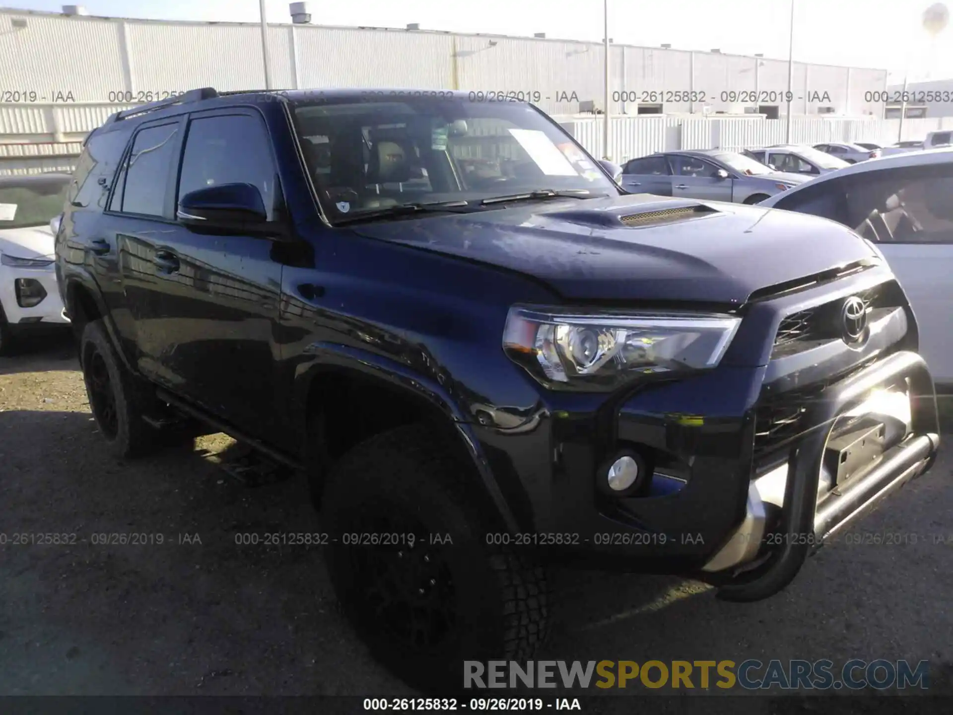 1 Photograph of a damaged car JTEBU5JR9K5614277 TOYOTA 4RUNNER 2019