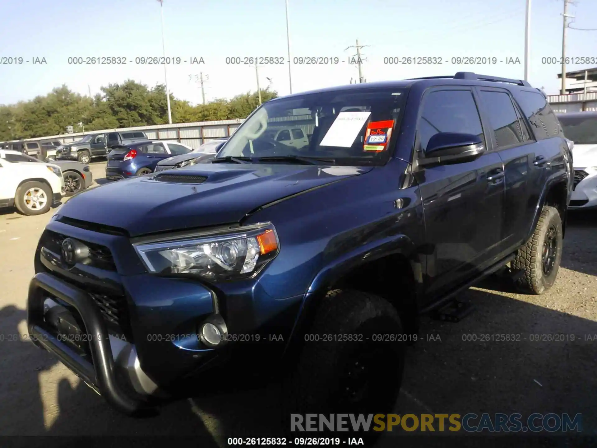 2 Photograph of a damaged car JTEBU5JR9K5614277 TOYOTA 4RUNNER 2019