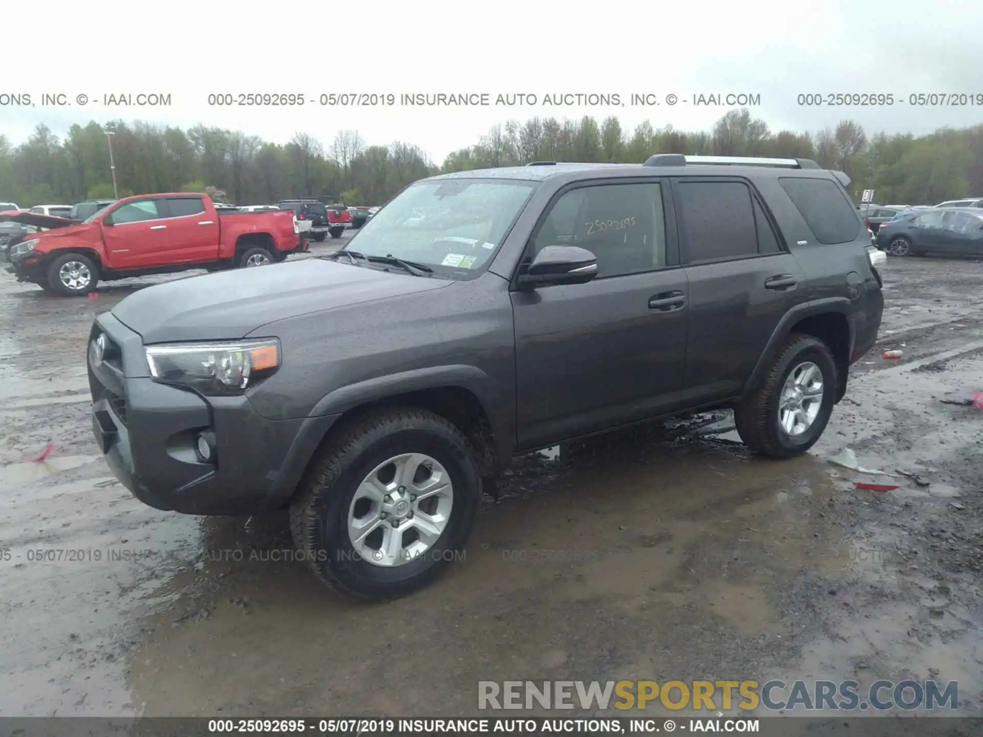 2 Photograph of a damaged car JTEBU5JR9K5614795 TOYOTA 4RUNNER 2019