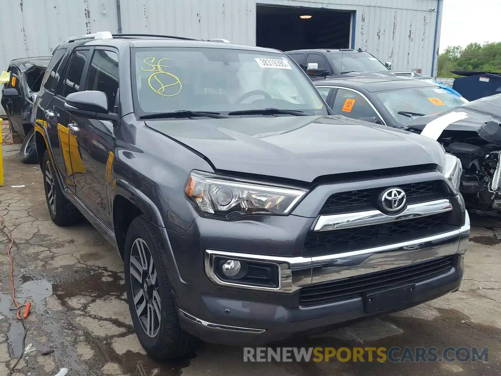 1 Photograph of a damaged car JTEBU5JR9K5615235 TOYOTA 4RUNNER 2019