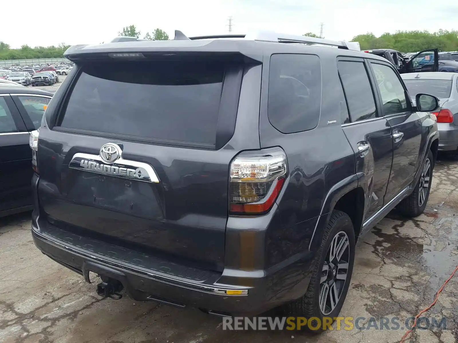 4 Фотография поврежденного автомобиля JTEBU5JR9K5615235 TOYOTA 4RUNNER 2019