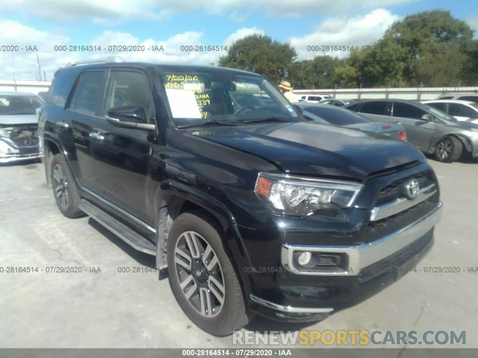 1 Photograph of a damaged car JTEBU5JR9K5621018 TOYOTA 4RUNNER 2019