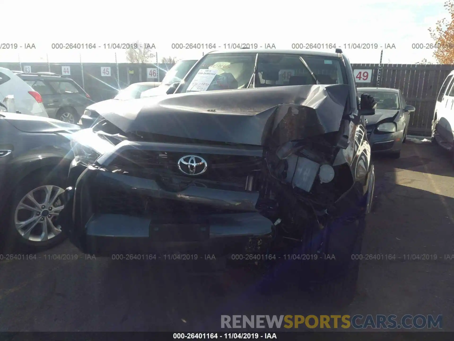 6 Photograph of a damaged car JTEBU5JR9K5623206 TOYOTA 4RUNNER 2019