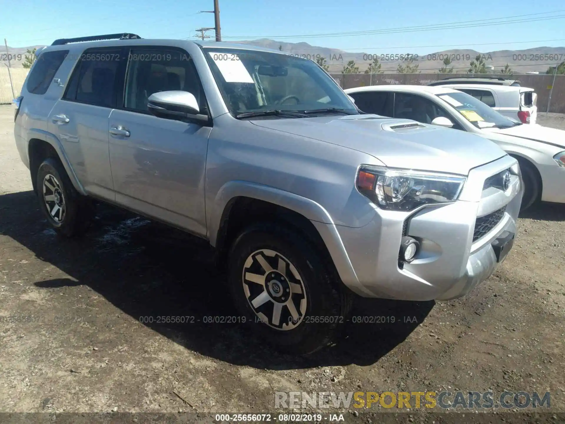 1 Photograph of a damaged car JTEBU5JR9K5623321 TOYOTA 4RUNNER 2019