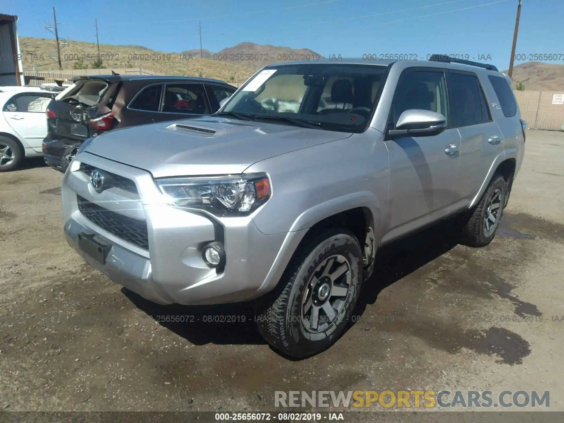 2 Photograph of a damaged car JTEBU5JR9K5623321 TOYOTA 4RUNNER 2019