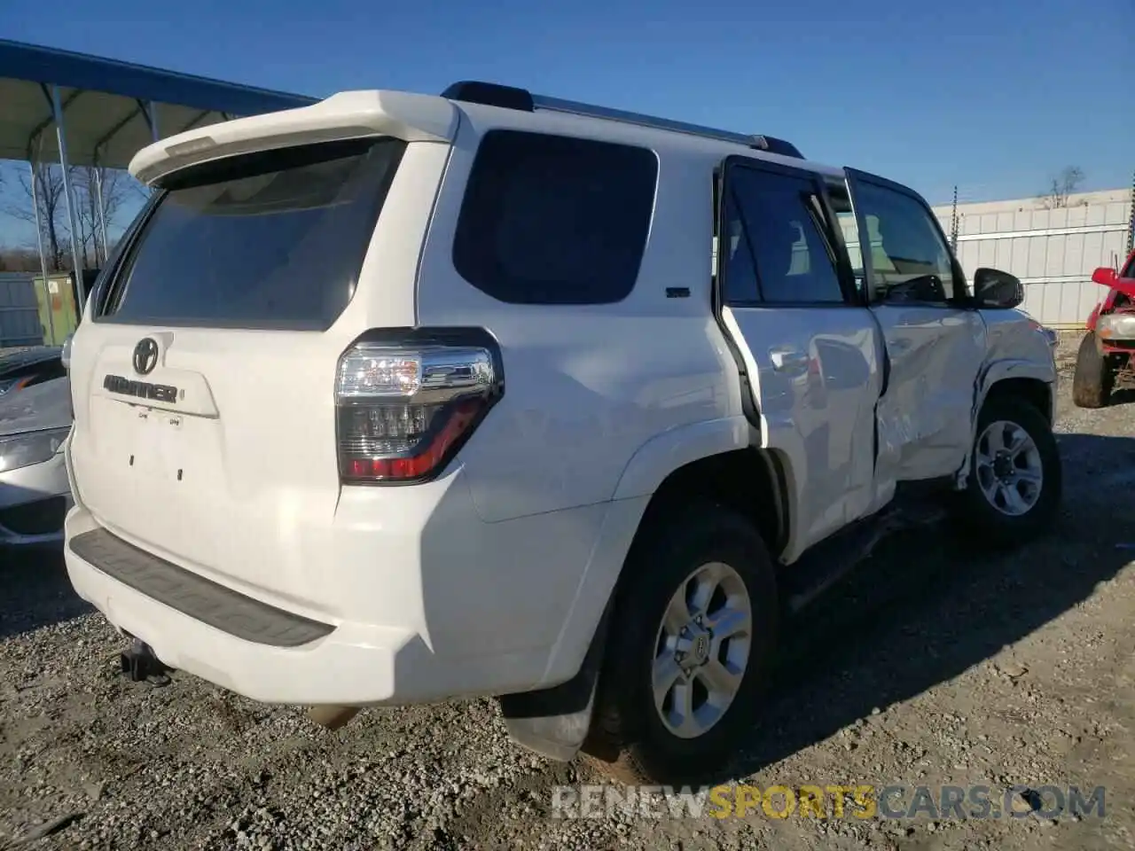 4 Photograph of a damaged car JTEBU5JR9K5623903 TOYOTA 4RUNNER 2019