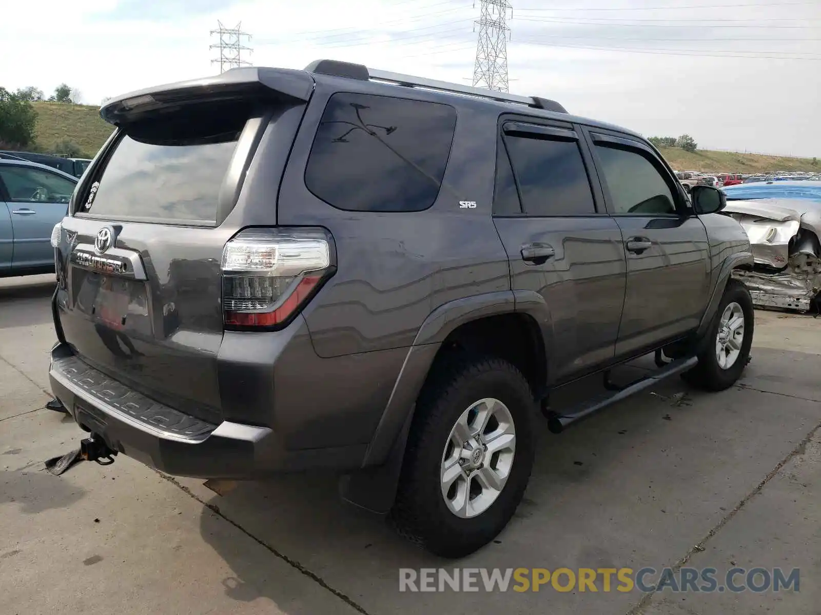 4 Фотография поврежденного автомобиля JTEBU5JR9K5625375 TOYOTA 4RUNNER 2019