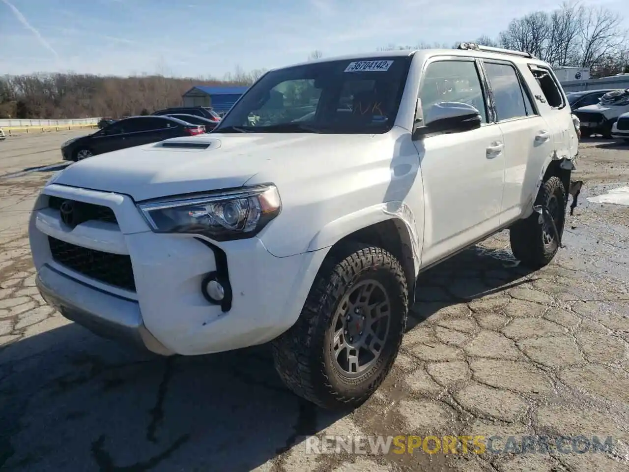 2 Photograph of a damaged car JTEBU5JR9K5627255 TOYOTA 4RUNNER 2019