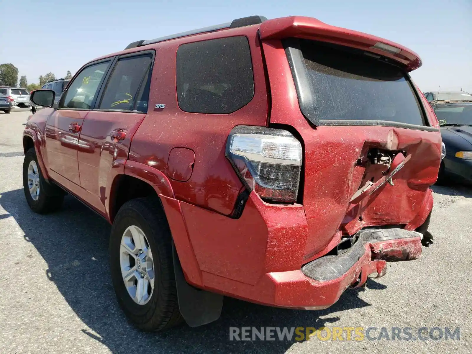 3 Photograph of a damaged car JTEBU5JR9K5627692 TOYOTA 4RUNNER 2019