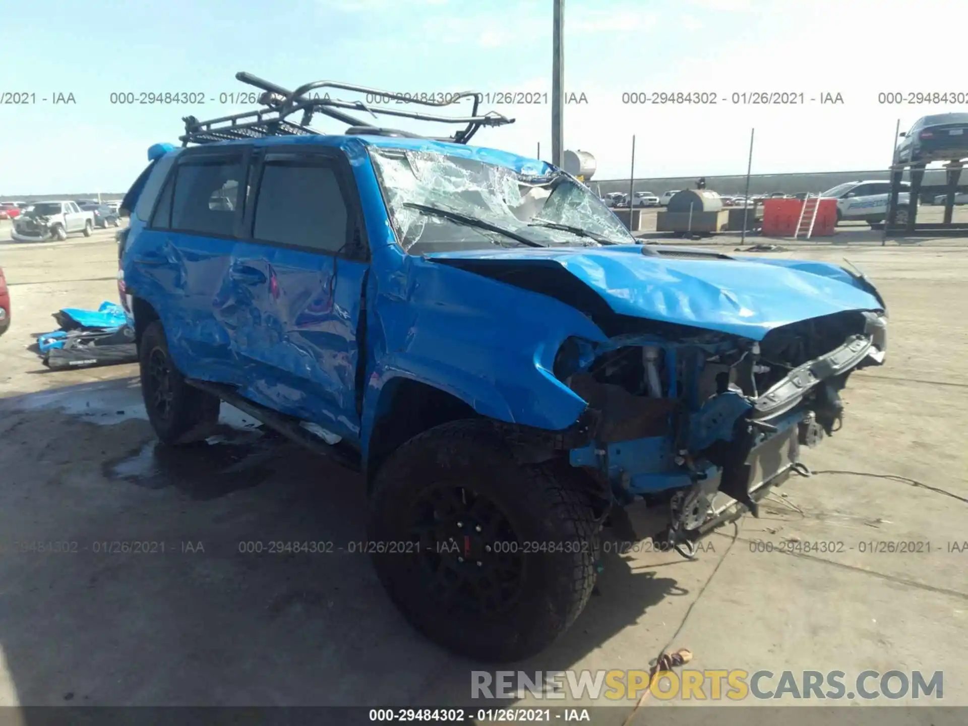 1 Photograph of a damaged car JTEBU5JR9K5627921 TOYOTA 4RUNNER 2019