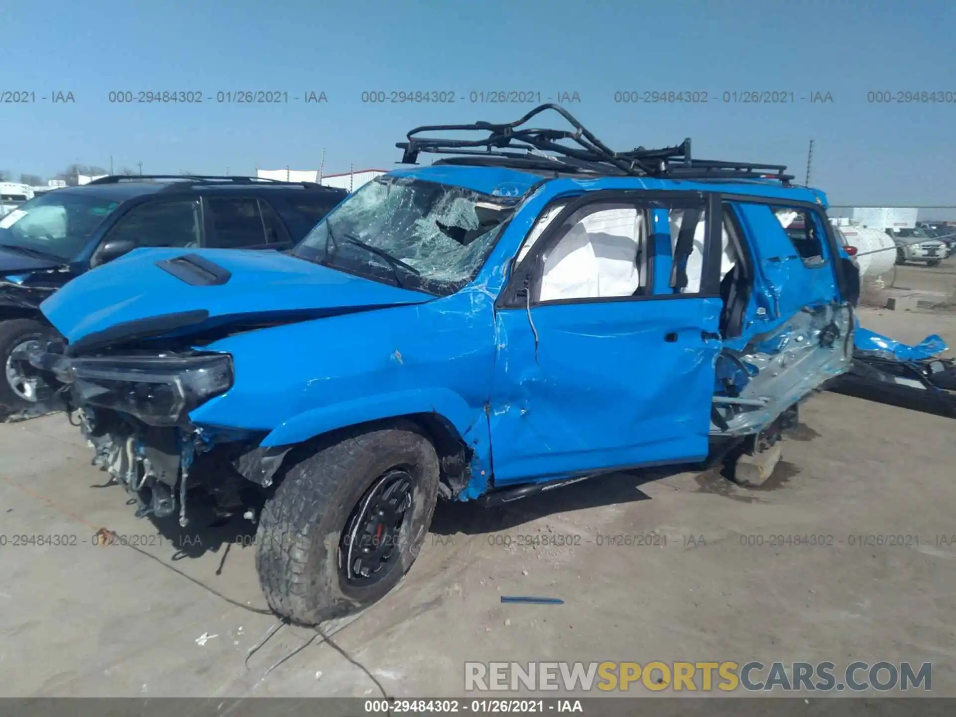 2 Photograph of a damaged car JTEBU5JR9K5627921 TOYOTA 4RUNNER 2019