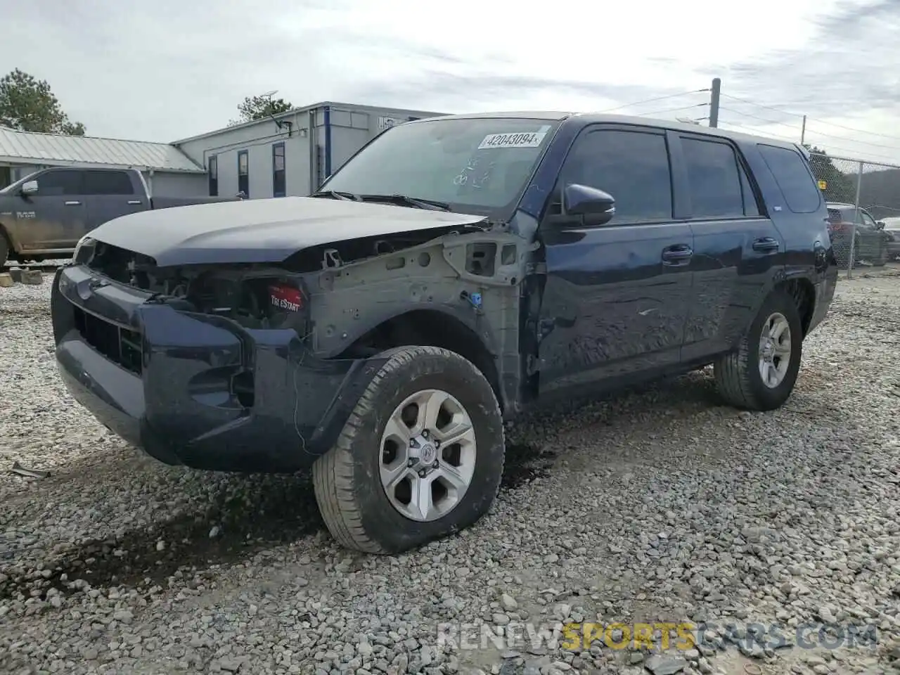 1 Photograph of a damaged car JTEBU5JR9K5628728 TOYOTA 4RUNNER 2019