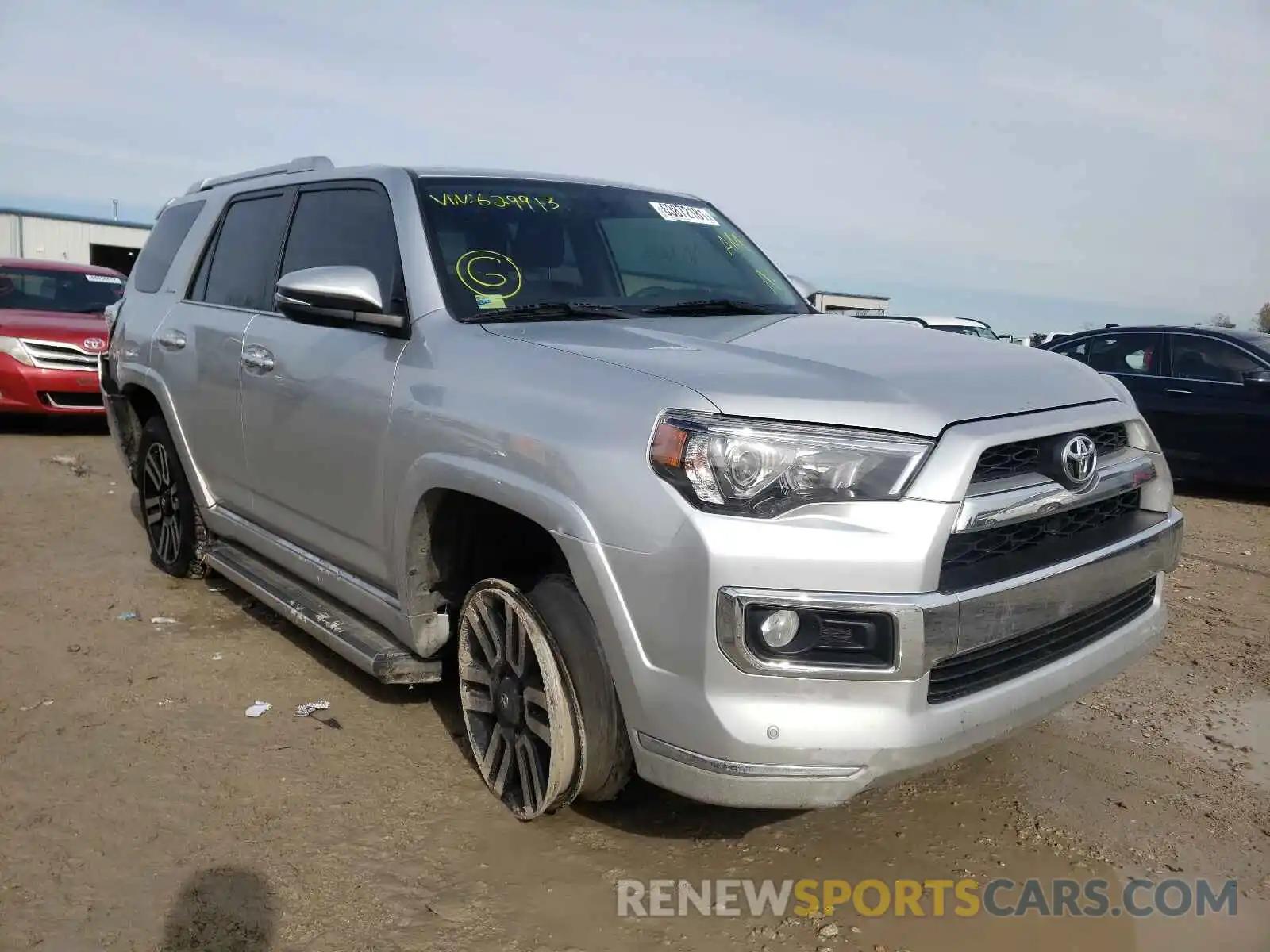 1 Photograph of a damaged car JTEBU5JR9K5629913 TOYOTA 4RUNNER 2019