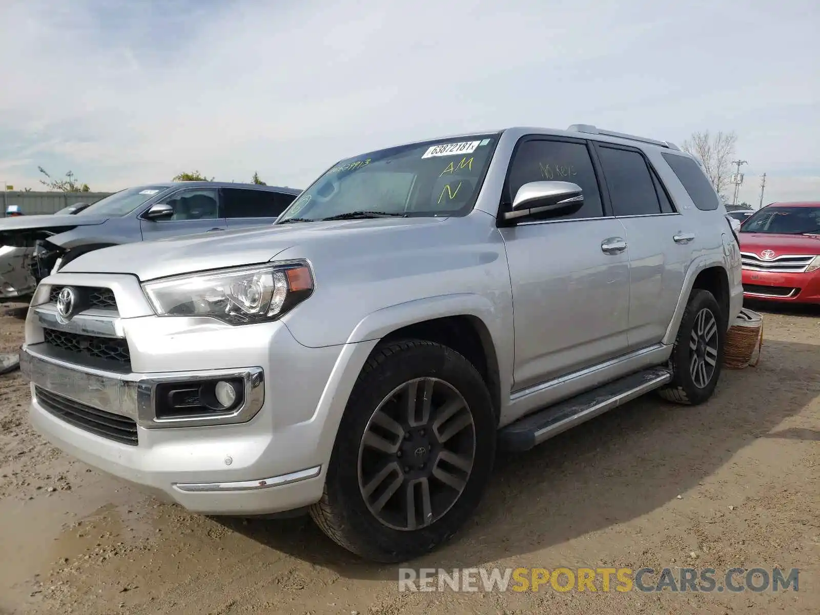 2 Photograph of a damaged car JTEBU5JR9K5629913 TOYOTA 4RUNNER 2019