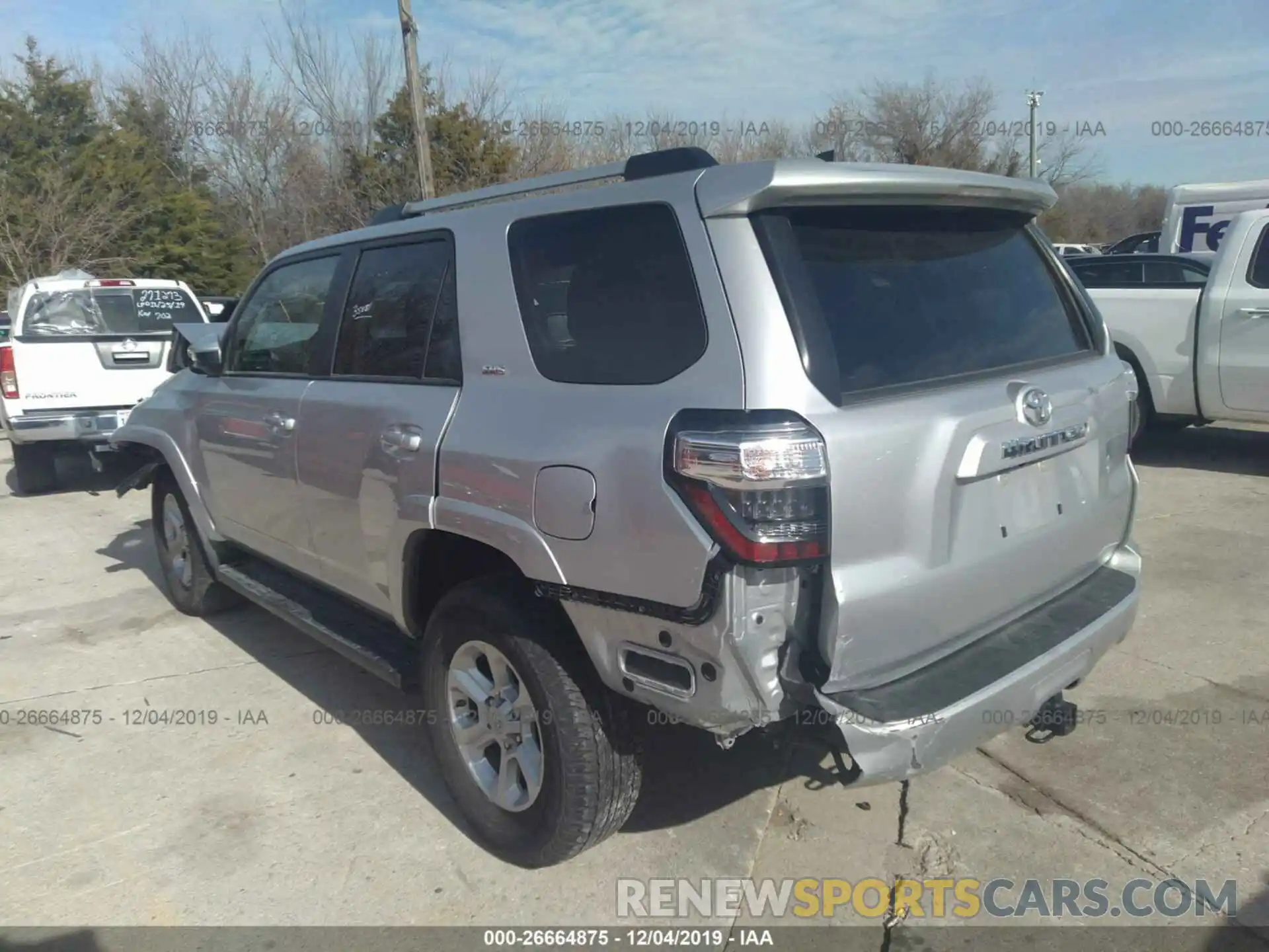 3 Photograph of a damaged car JTEBU5JR9K5632083 TOYOTA 4RUNNER 2019