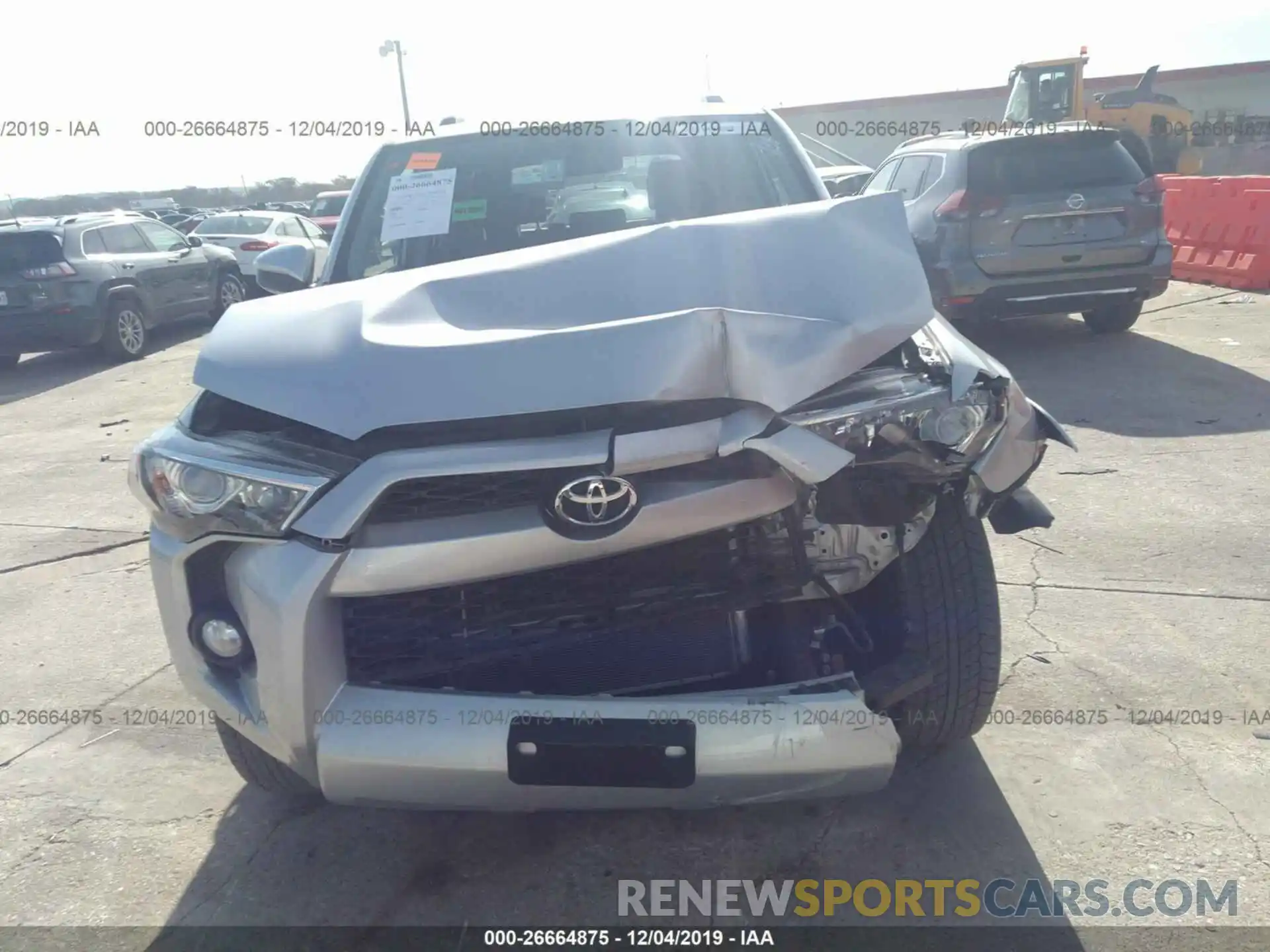 6 Photograph of a damaged car JTEBU5JR9K5632083 TOYOTA 4RUNNER 2019