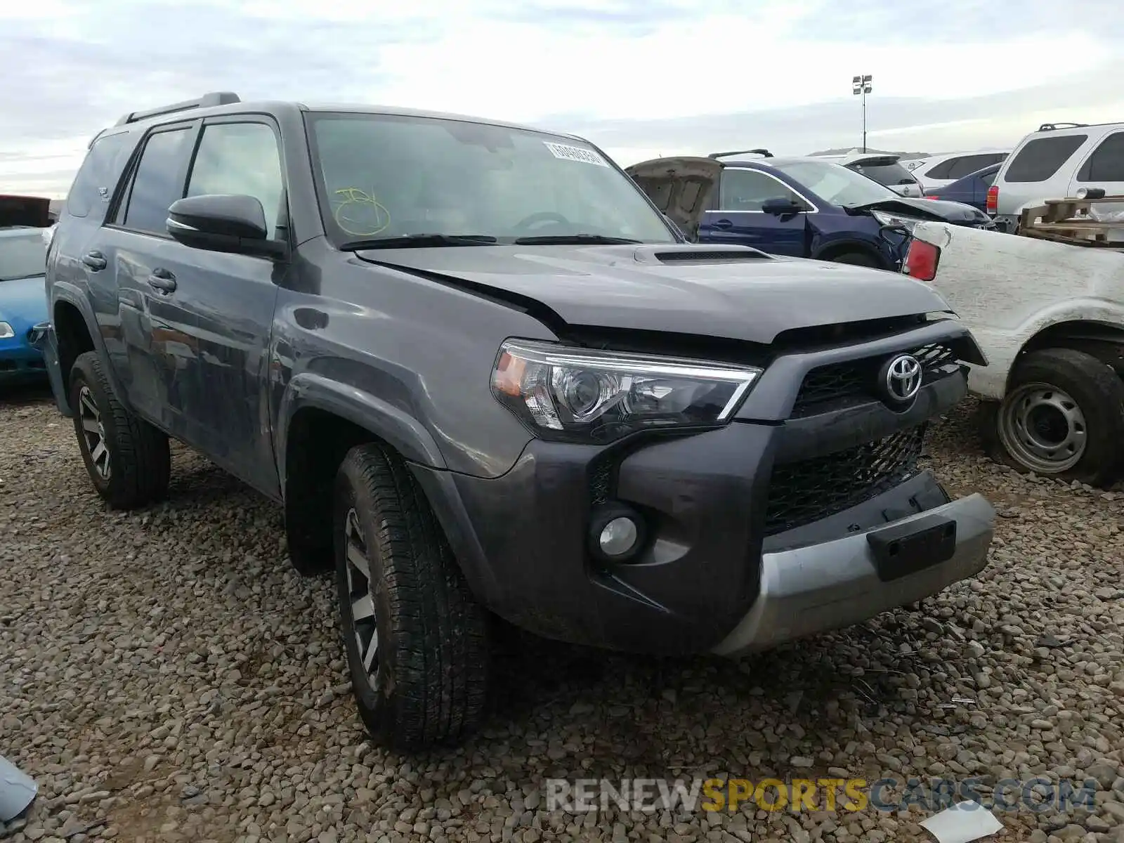 1 Photograph of a damaged car JTEBU5JR9K5632925 TOYOTA 4RUNNER 2019