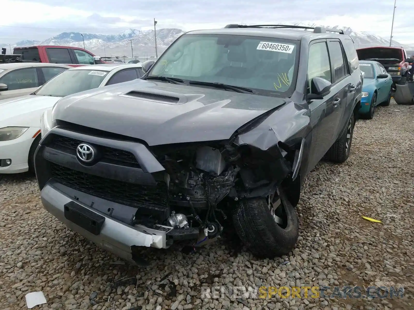 2 Photograph of a damaged car JTEBU5JR9K5632925 TOYOTA 4RUNNER 2019