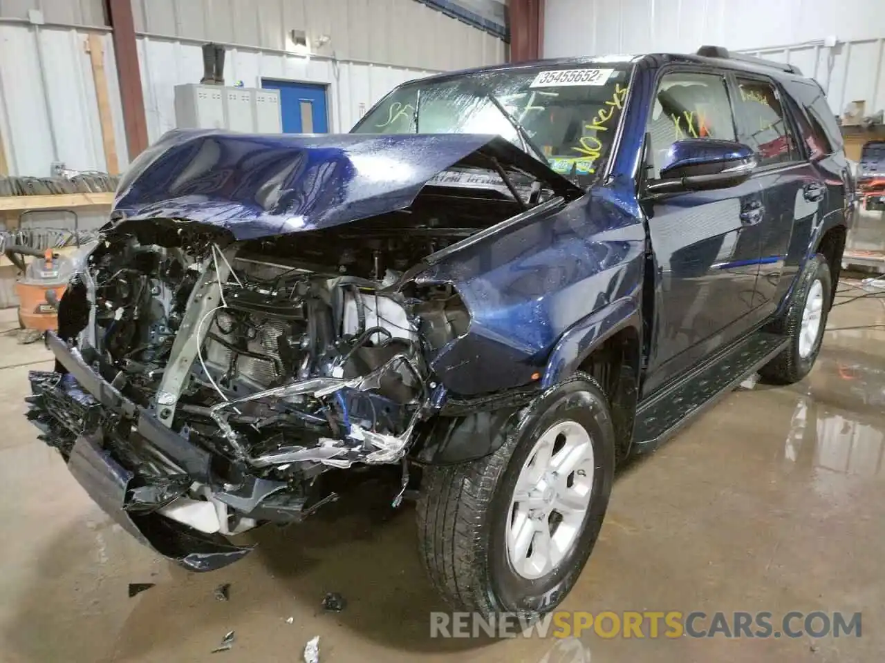 2 Photograph of a damaged car JTEBU5JR9K5634223 TOYOTA 4RUNNER 2019