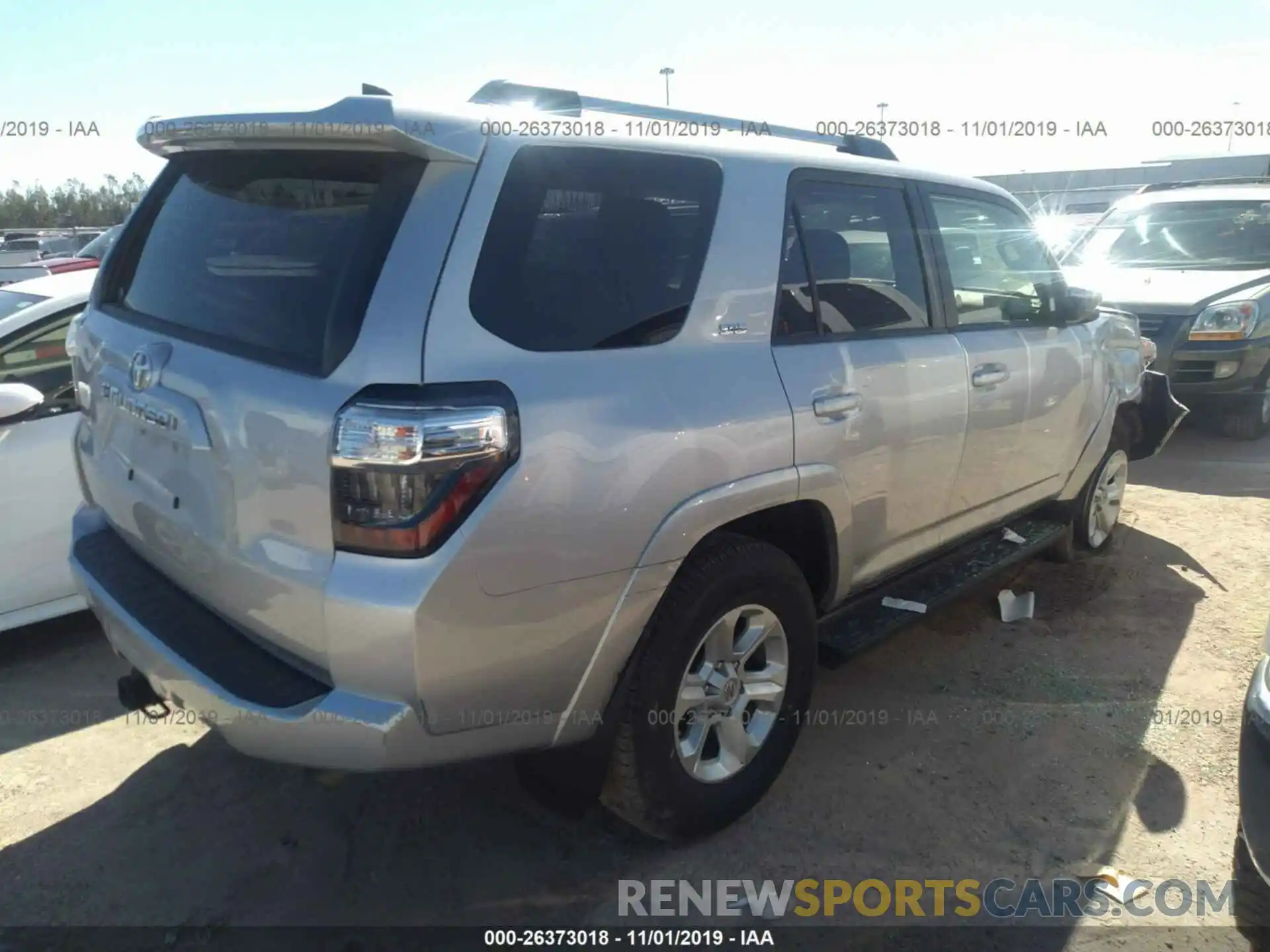 4 Photograph of a damaged car JTEBU5JR9K5636053 TOYOTA 4RUNNER 2019