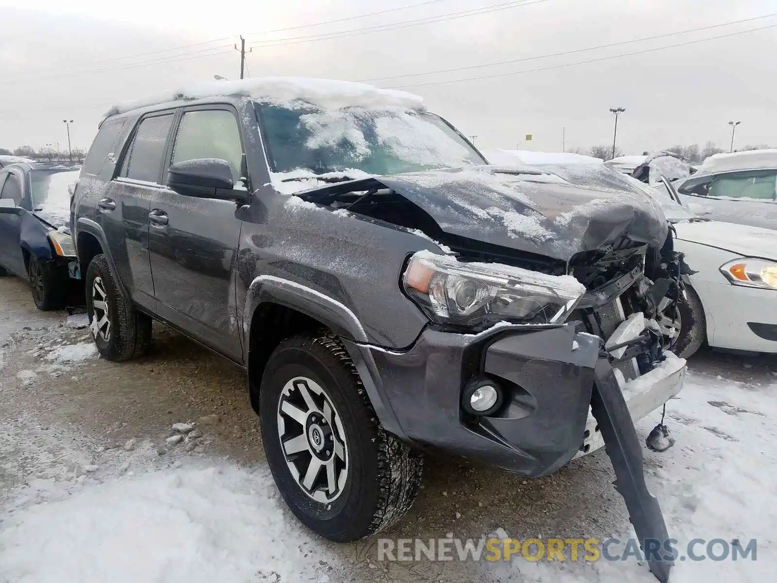 1 Photograph of a damaged car JTEBU5JR9K5636635 TOYOTA 4RUNNER 2019