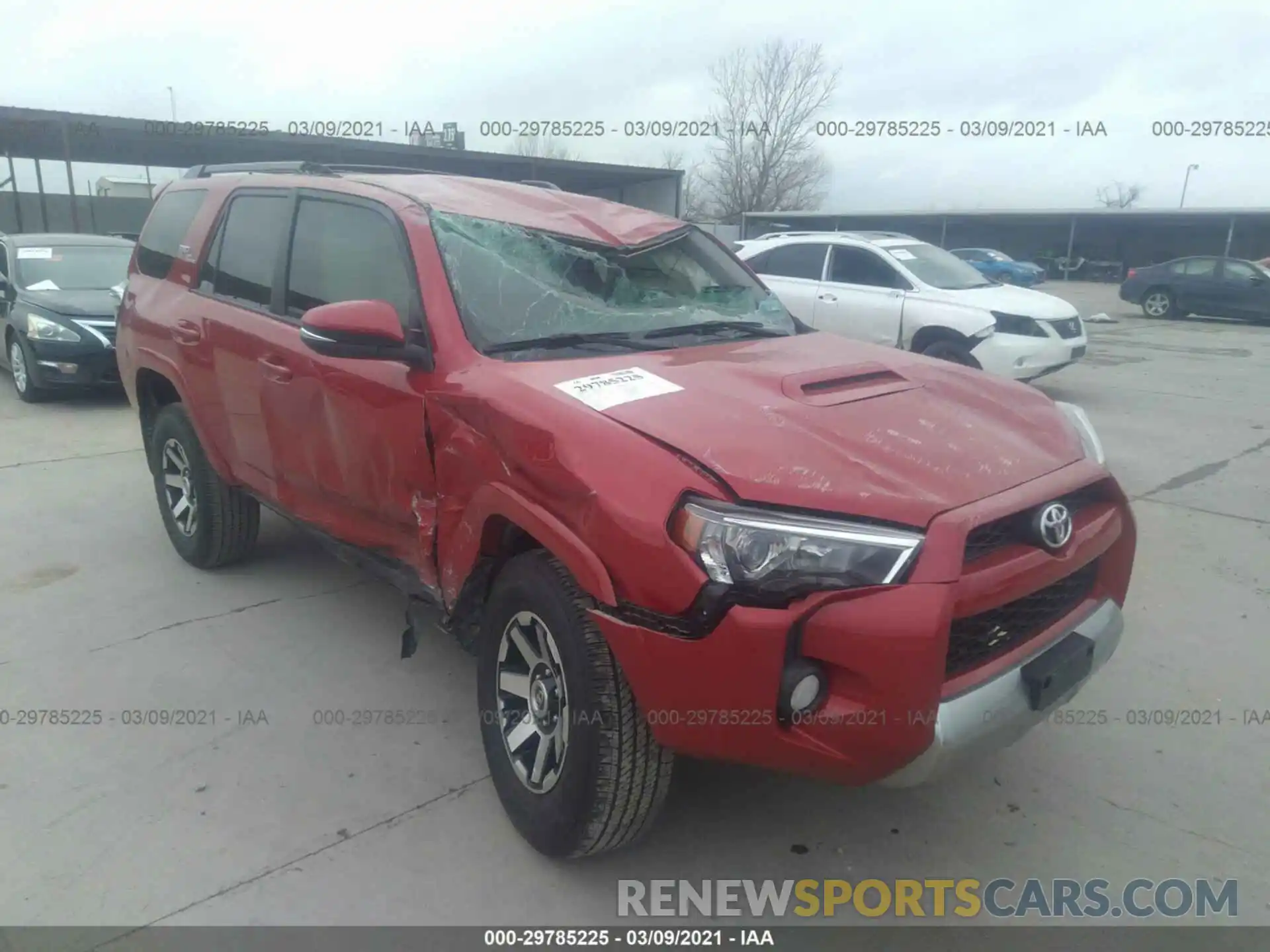 6 Photograph of a damaged car JTEBU5JR9K5637123 TOYOTA 4RUNNER 2019