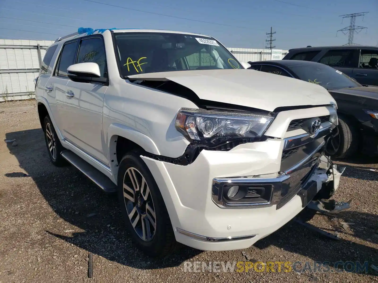 1 Photograph of a damaged car JTEBU5JR9K5640491 TOYOTA 4RUNNER 2019