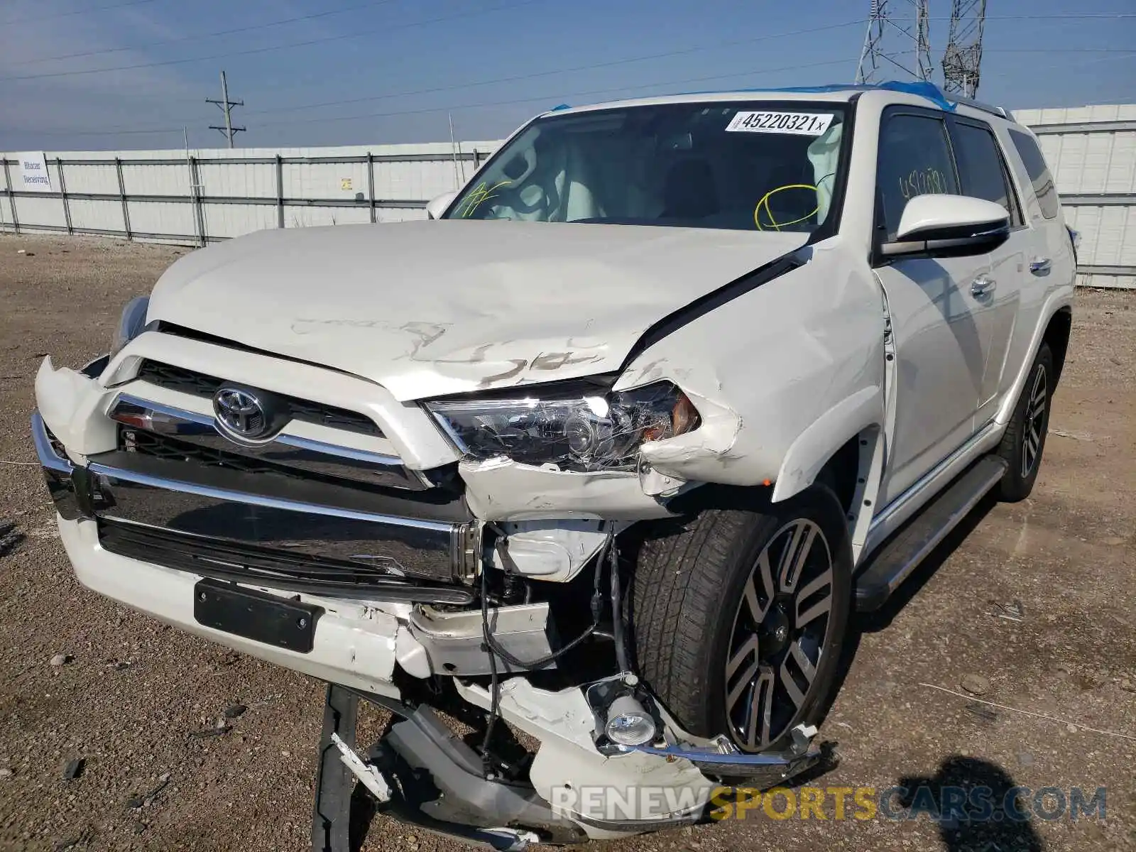 2 Photograph of a damaged car JTEBU5JR9K5640491 TOYOTA 4RUNNER 2019