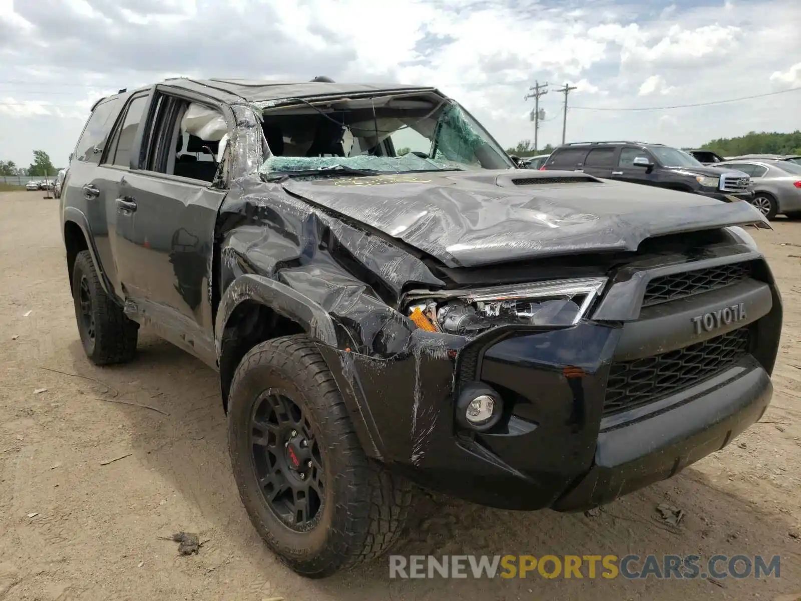 1 Photograph of a damaged car JTEBU5JR9K5642256 TOYOTA 4RUNNER 2019