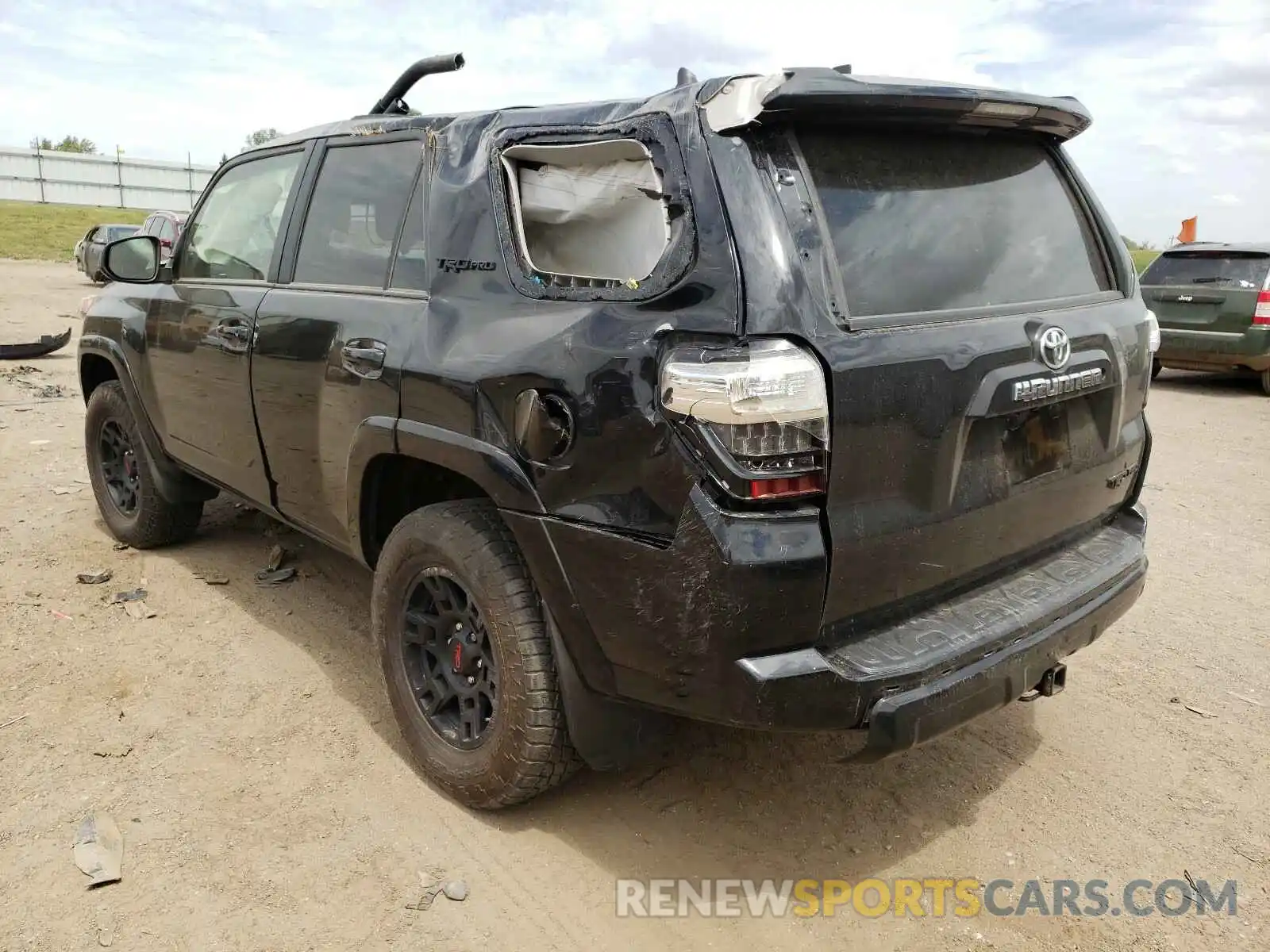 3 Фотография поврежденного автомобиля JTEBU5JR9K5642256 TOYOTA 4RUNNER 2019