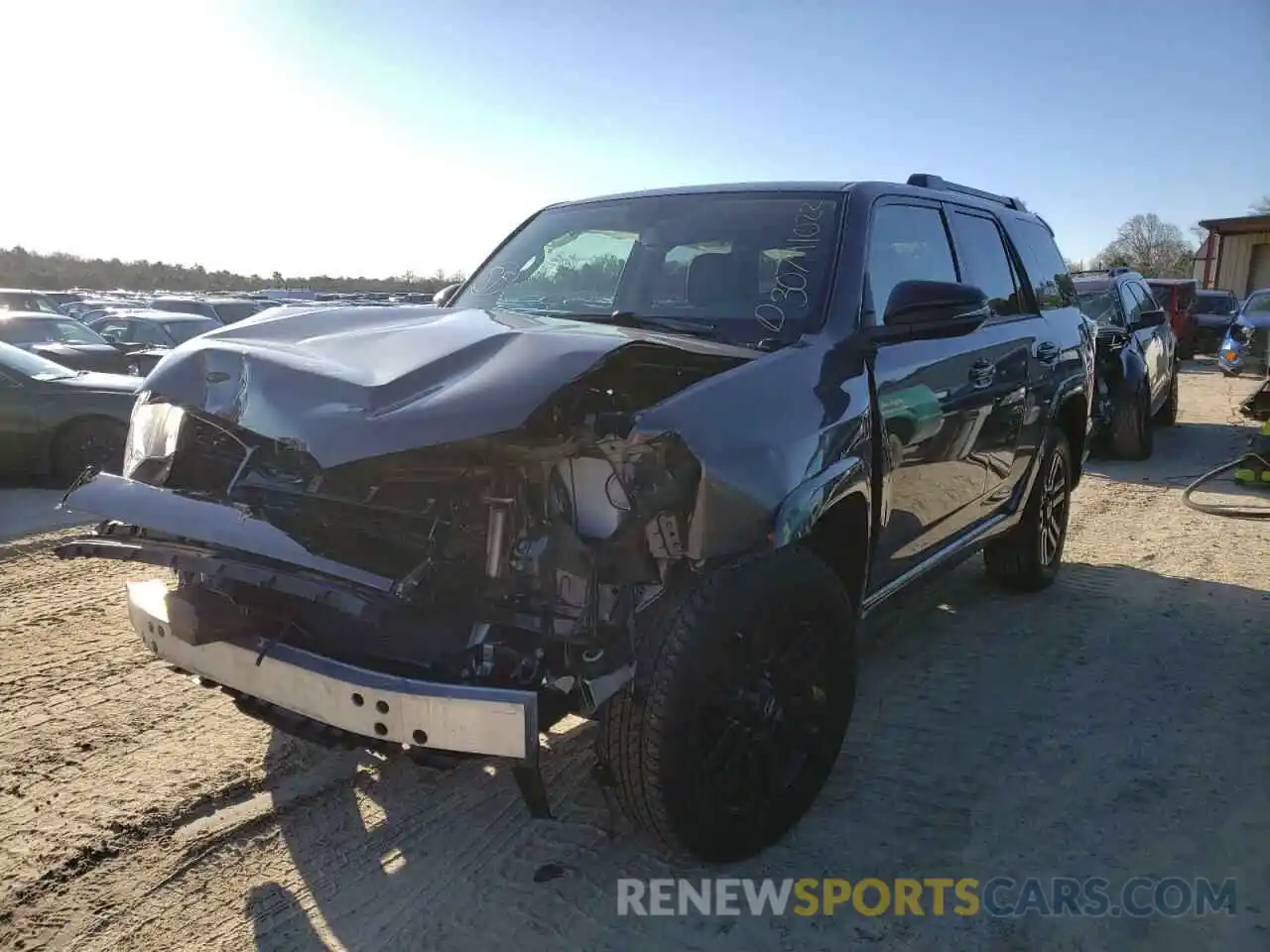 2 Photograph of a damaged car JTEBU5JR9K5642614 TOYOTA 4RUNNER 2019